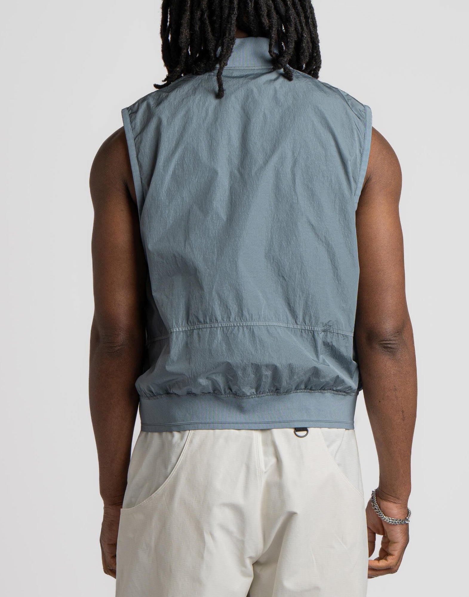 C.P.COMPANY Chrome R Lens Logo Vest Jacket for Men - FW25