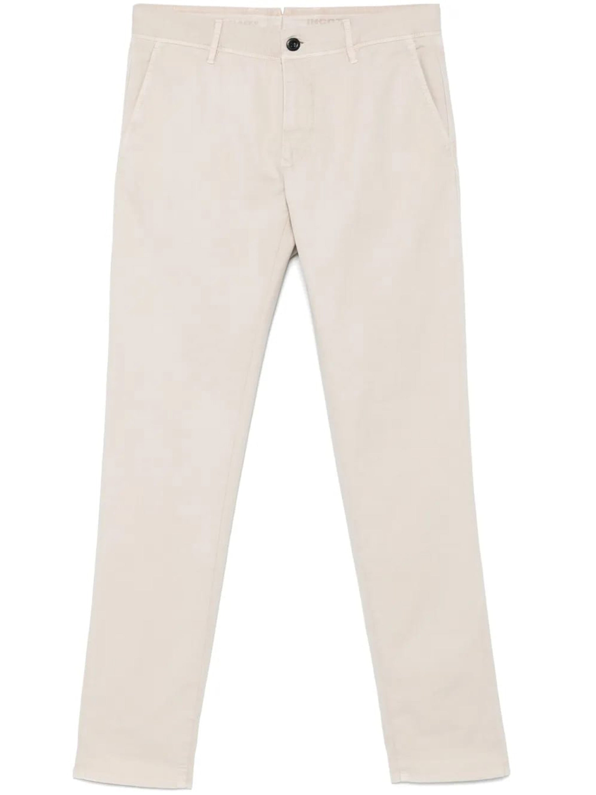 INCOTEX Men's Tapered Cotton Trousers