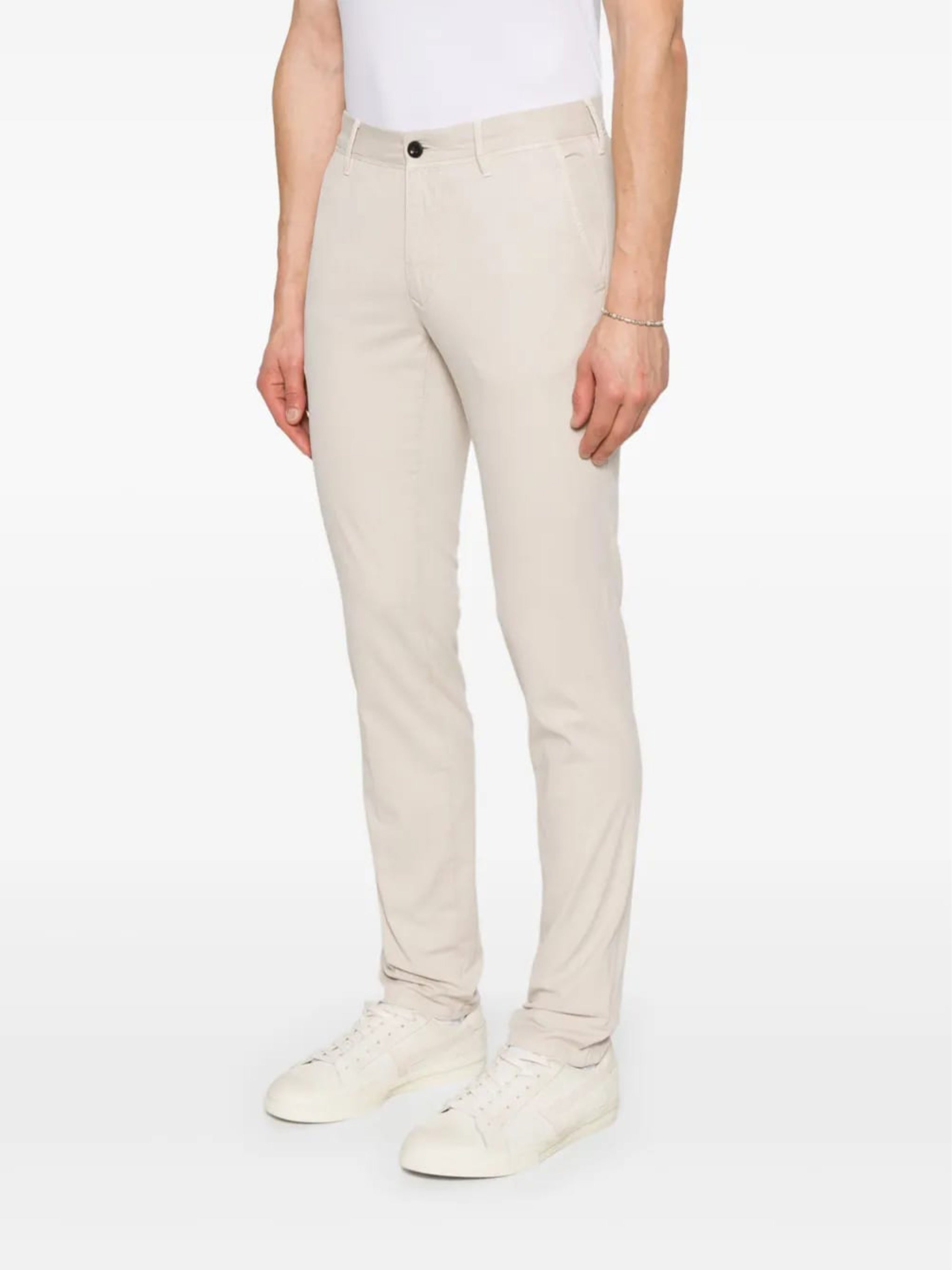 INCOTEX Men's Tapered Cotton Trousers