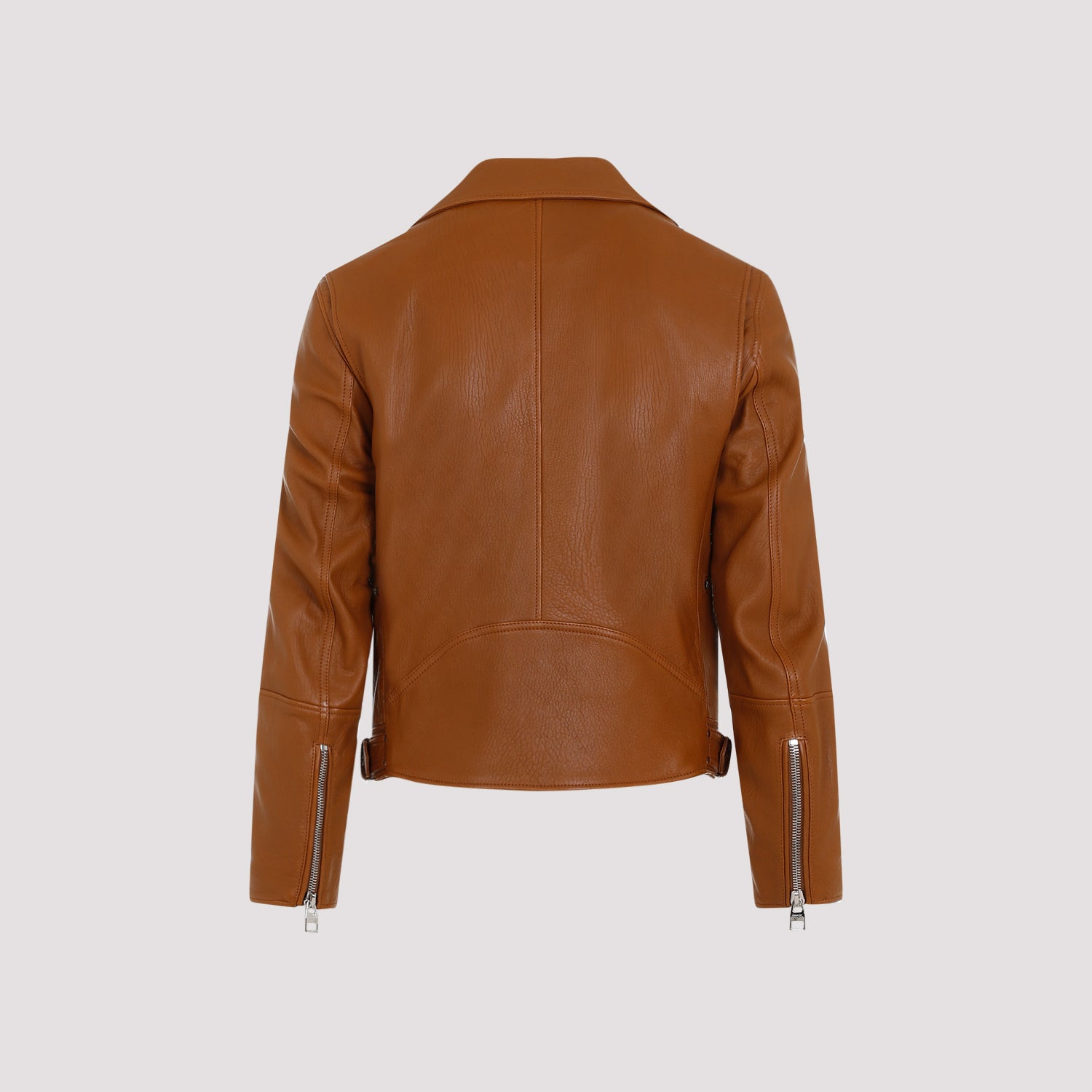 ALEXANDER MCQUEEN Essential Leather Biker Jacket for Men