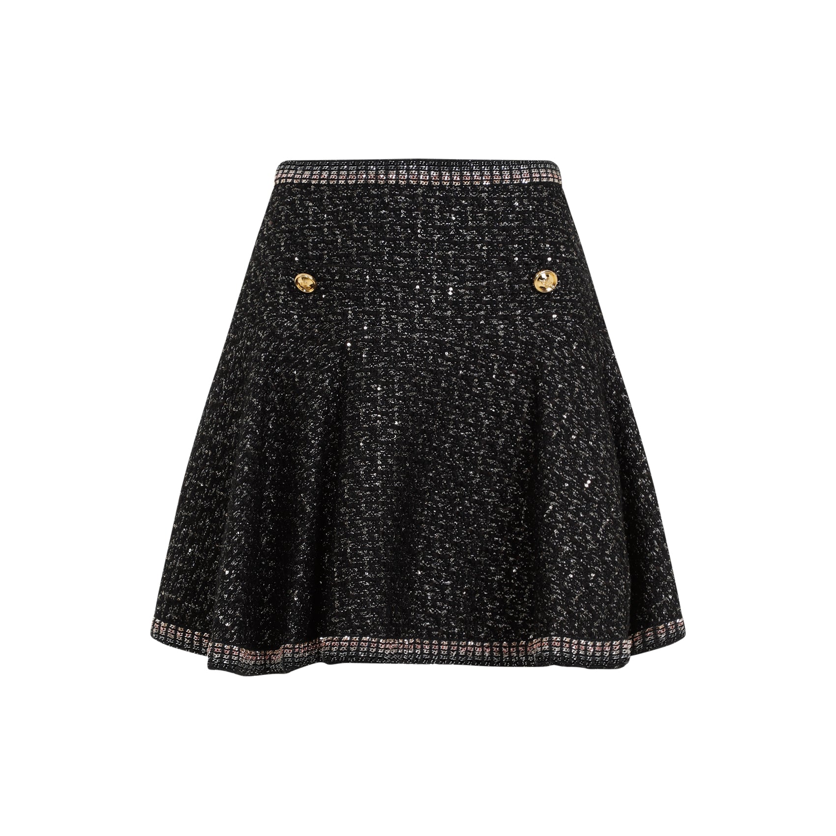 GIAMBATTISTA VALLI Chic Boucle Loop Mini Skirt for Men