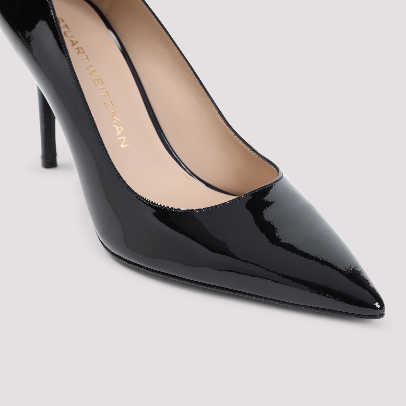 STUART WEITZMAN Power 85 Mini Leather Pumps
