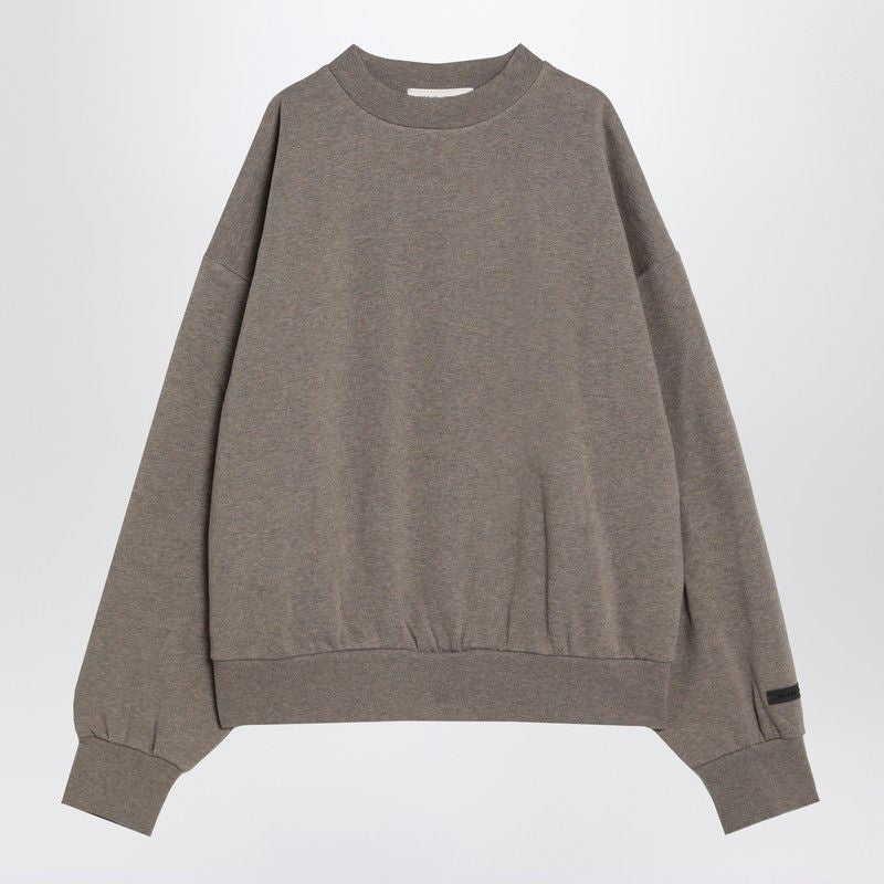 FEAR OF GOD ESSENTIALS Men's Fleece Cotton Sweatshirt with Logo - FW25
