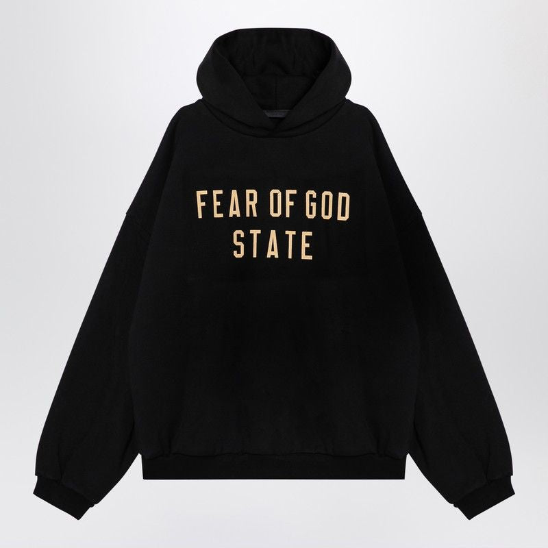 FEAR OF GOD Men's Heavy Cotton Blend Logo Hoodie