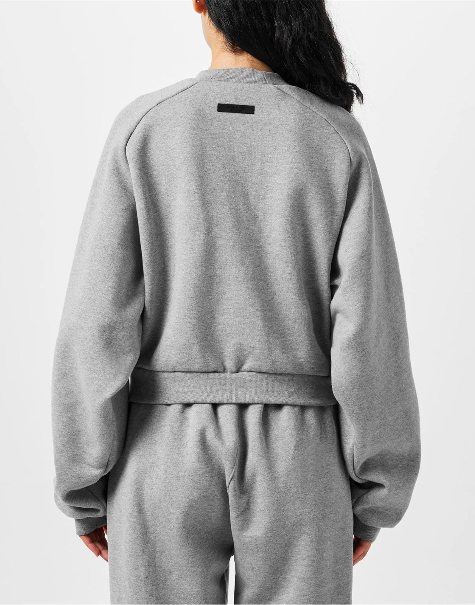 FEAR OF GOD Cropped Logo Fleece Sweatshirt for Women