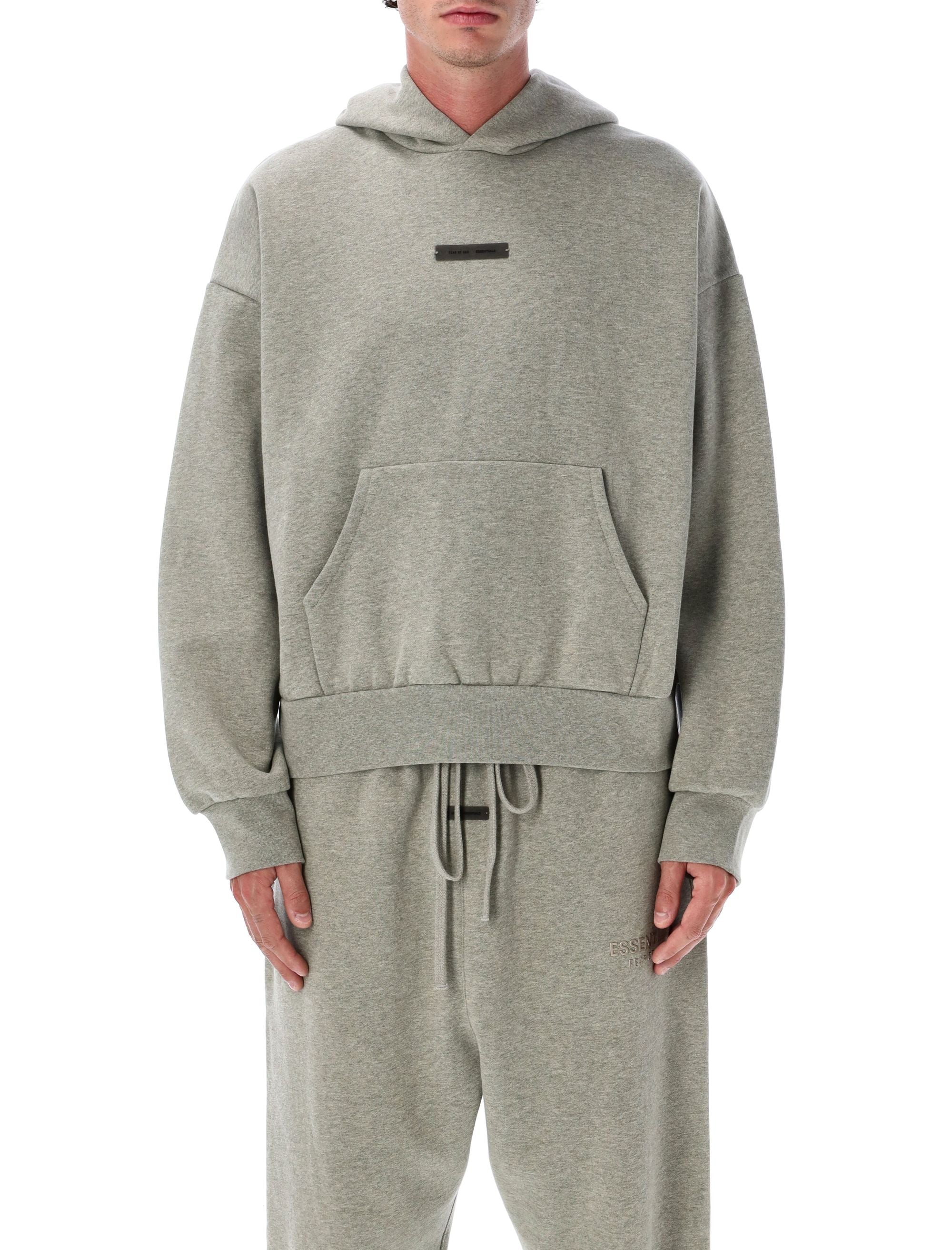 FEAR OF GOD ESSENTIALS Classic Fleece Hoodie for Men - Relaxed Fit, Size L