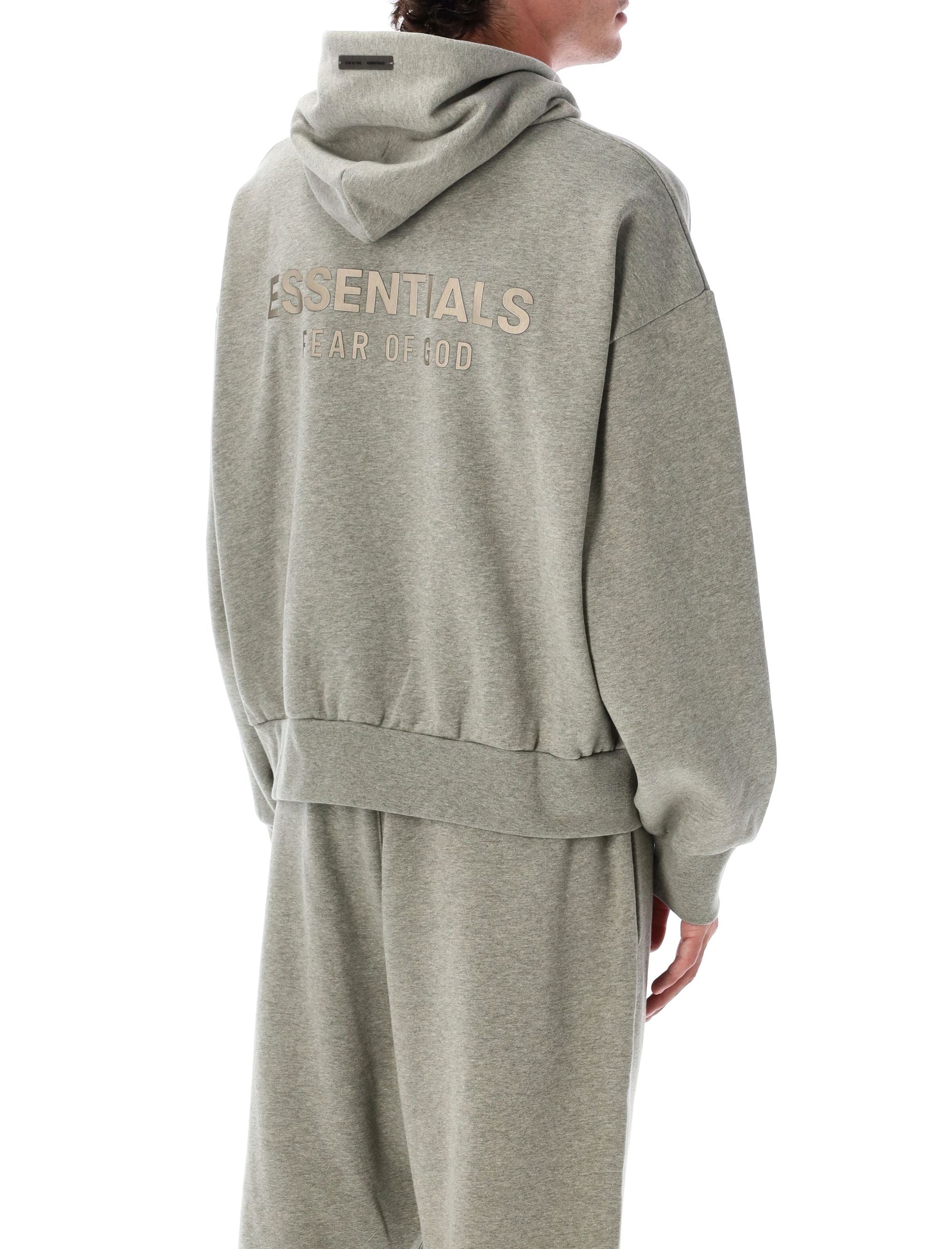FEAR OF GOD ESSENTIALS Classic Fleece Hoodie for Men - Relaxed Fit, Size L