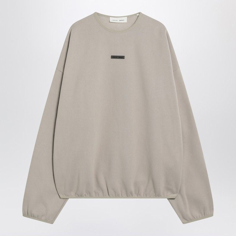 FEAR OF GOD ESSENTIALS Men's Mini Crewneck Brushed Cotton Sweatshirt