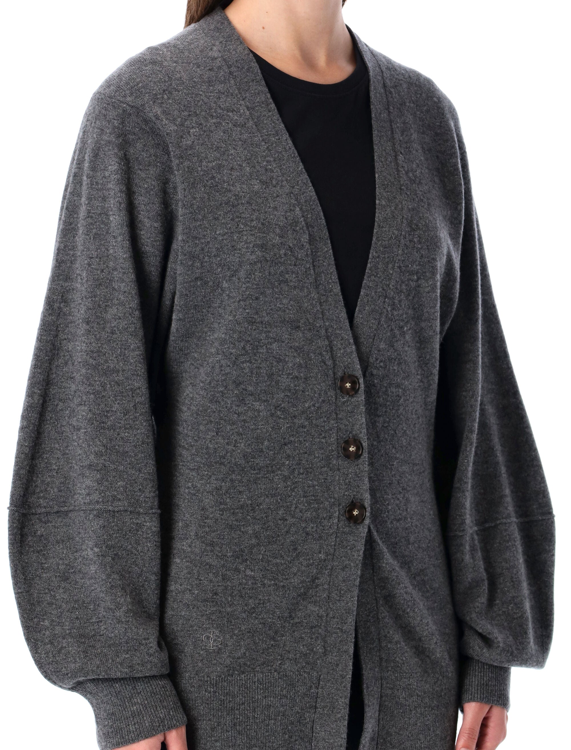 THE GARMENT Oversized Como Sleeve Wool Cardigan - Size 8