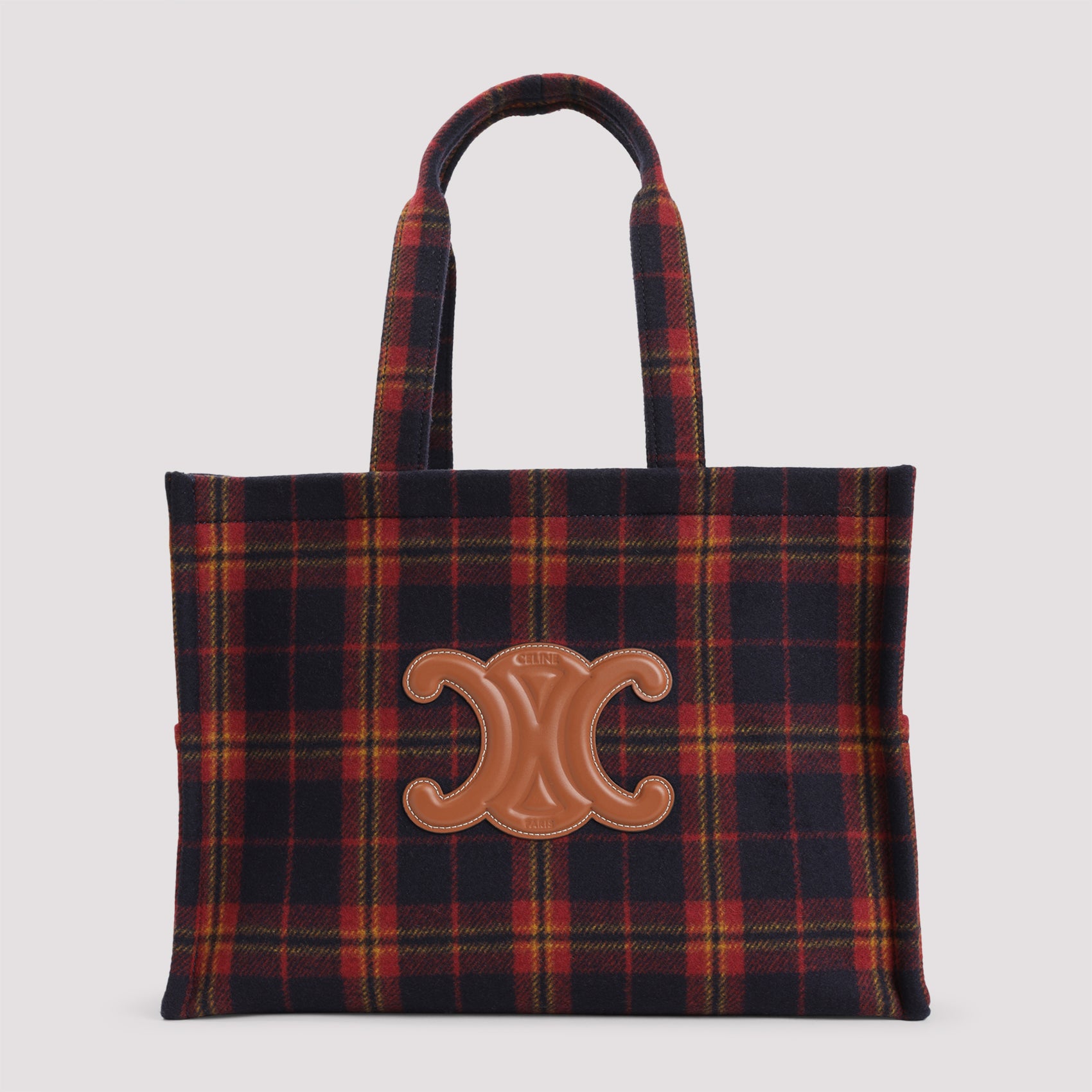 CELINE Large Wool Basket Handbag - 40CM x 29CM x 16CM