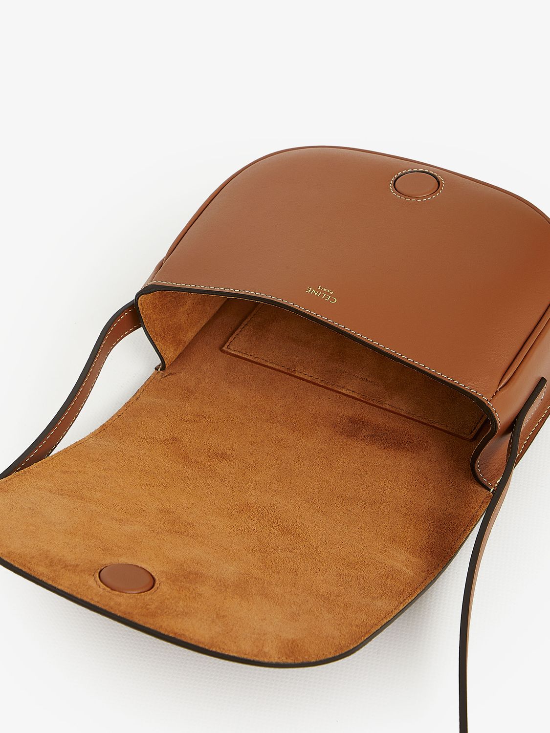 CELINE Mini Crossbody Handbag with Embossed Detail