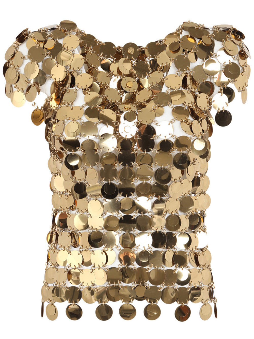 PACO RABANNE Glamorous Sequin Mini Top