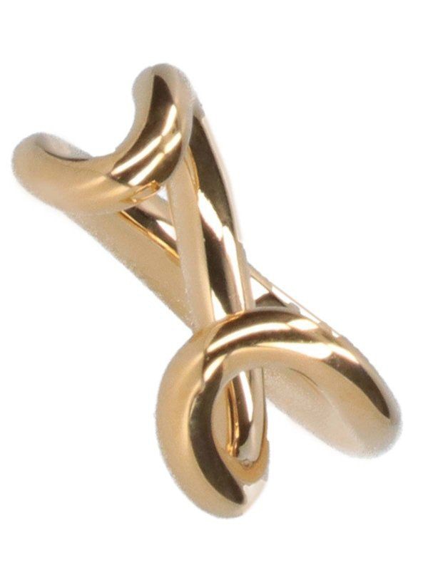 CHARLOTTE CHESNAIS Initial Ear Cuff - Unique Crossed Design