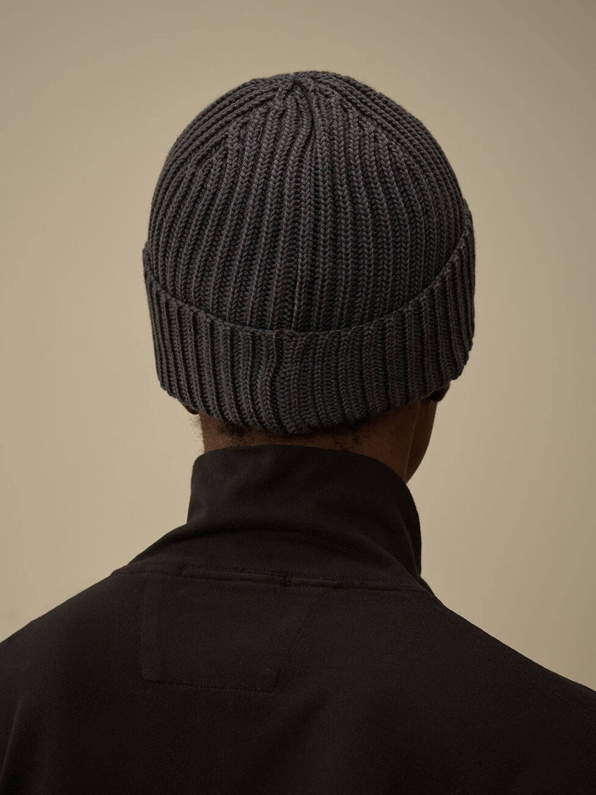 C.P.COMPANY Extrafine Merino Wool Goggle Beanie - FW25