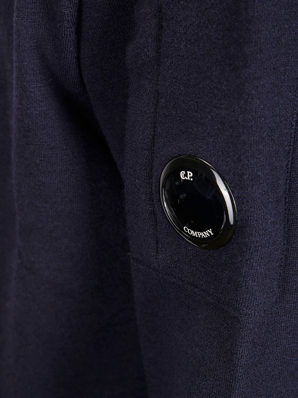 C.P.COMPANY Classic Logo Wool Crewneck Sweater for Men