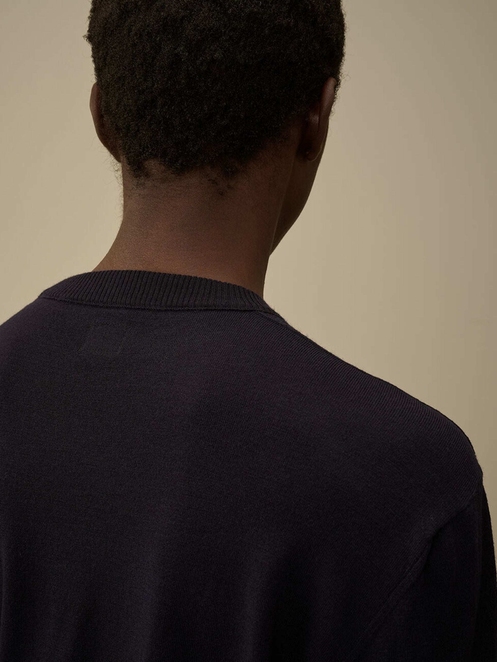 C.P.COMPANY Classic Logo Wool Crewneck Sweater for Men