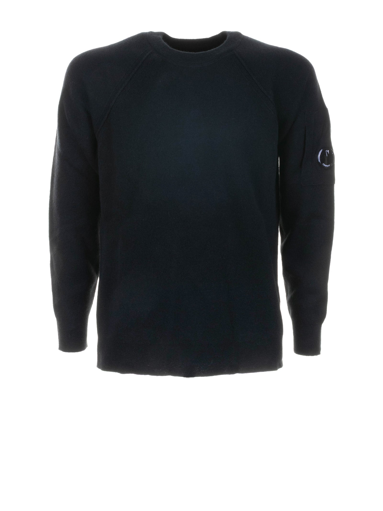 C.P.COMPANY Long-Sleeved Shirt with Left Sleeve Patch for Men