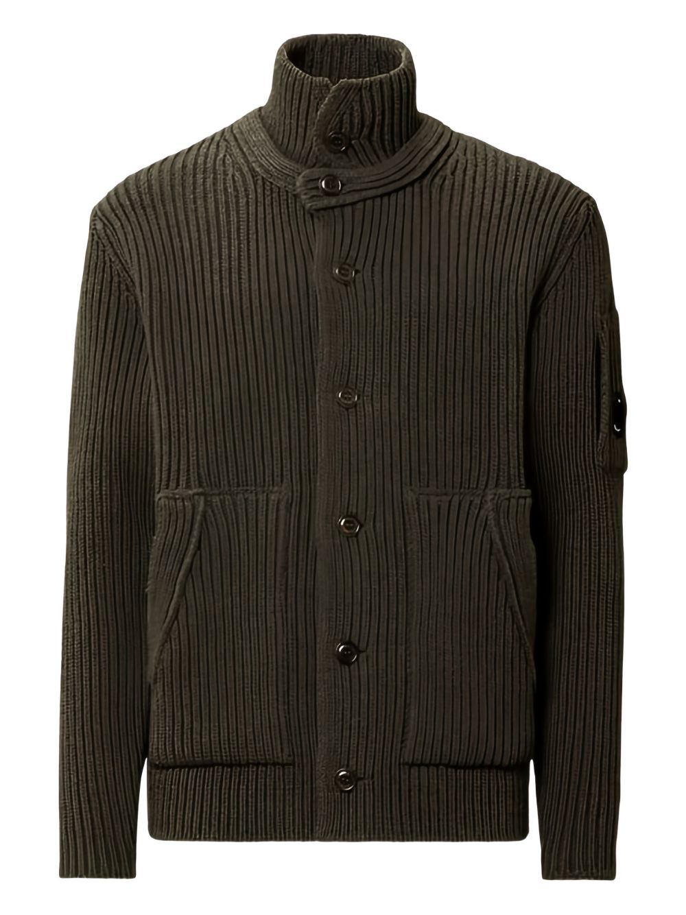 C.P.COMPANY Lambswool Button Cardigan for Men