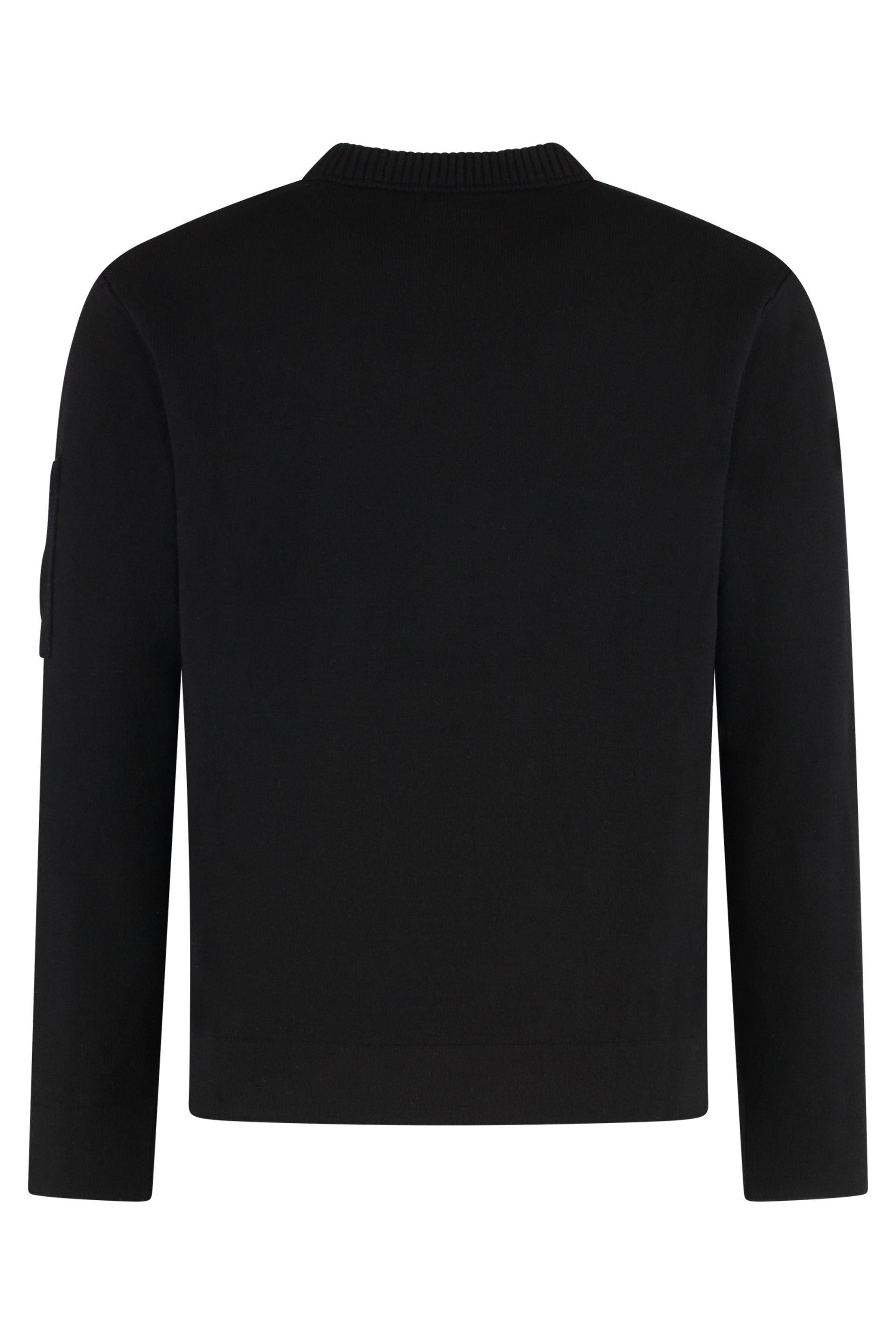 C.P.COMPANY Cotton-Blend Sweater with Lens Detail