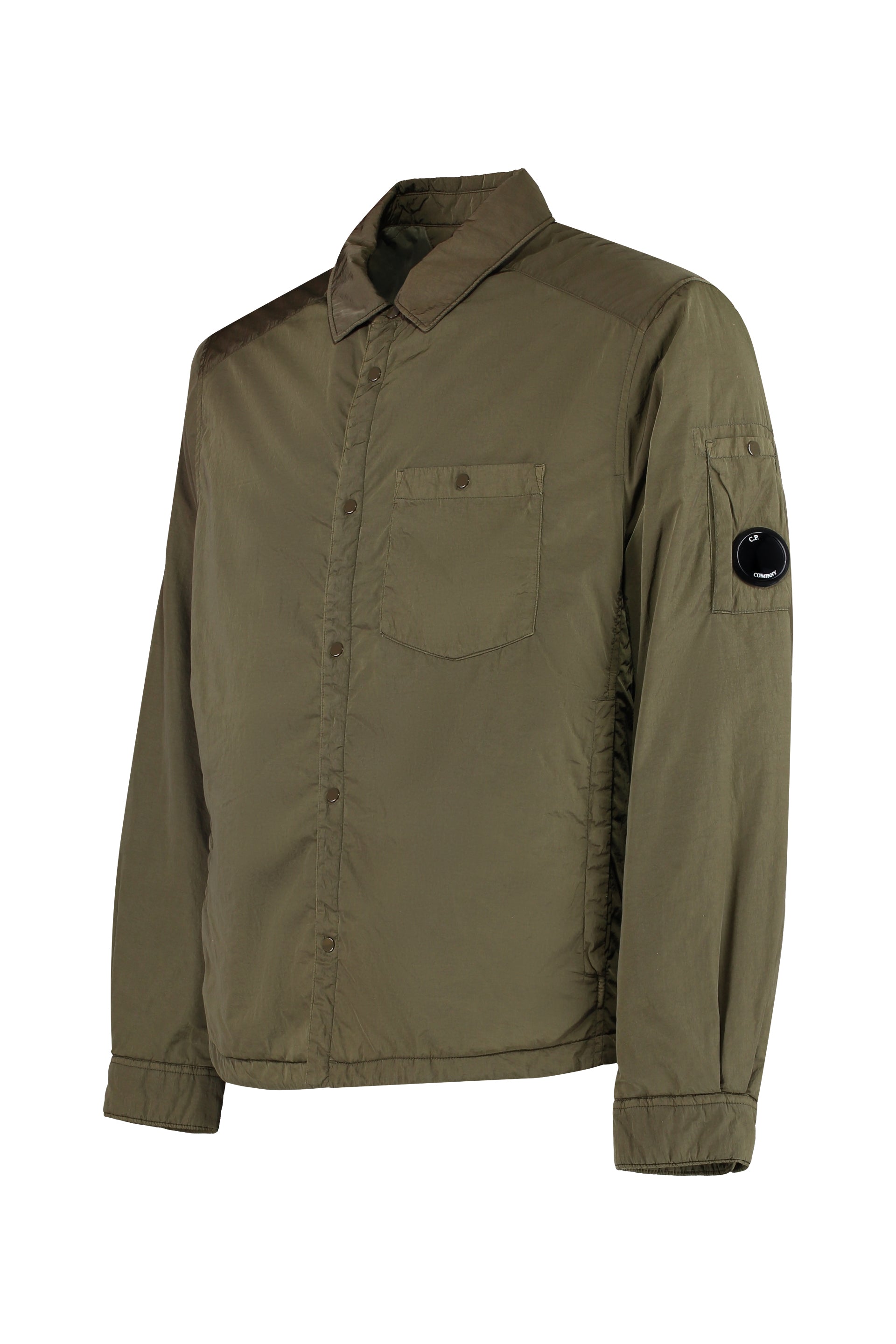 C.P.COMPANY Men's Nylon Overshirt with Lens Detail
