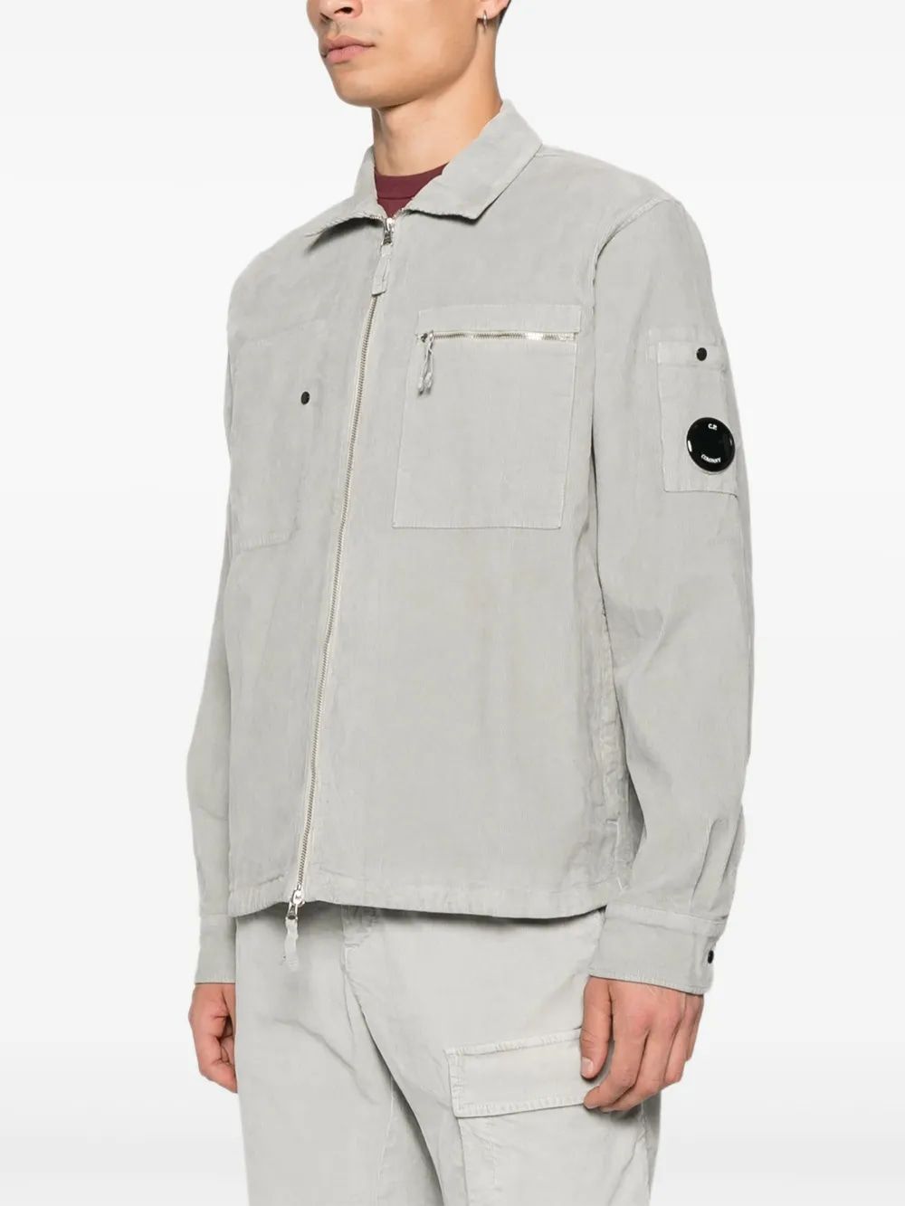 C.P.COMPANY Corduroy Shirt Jacket for Men - FW25