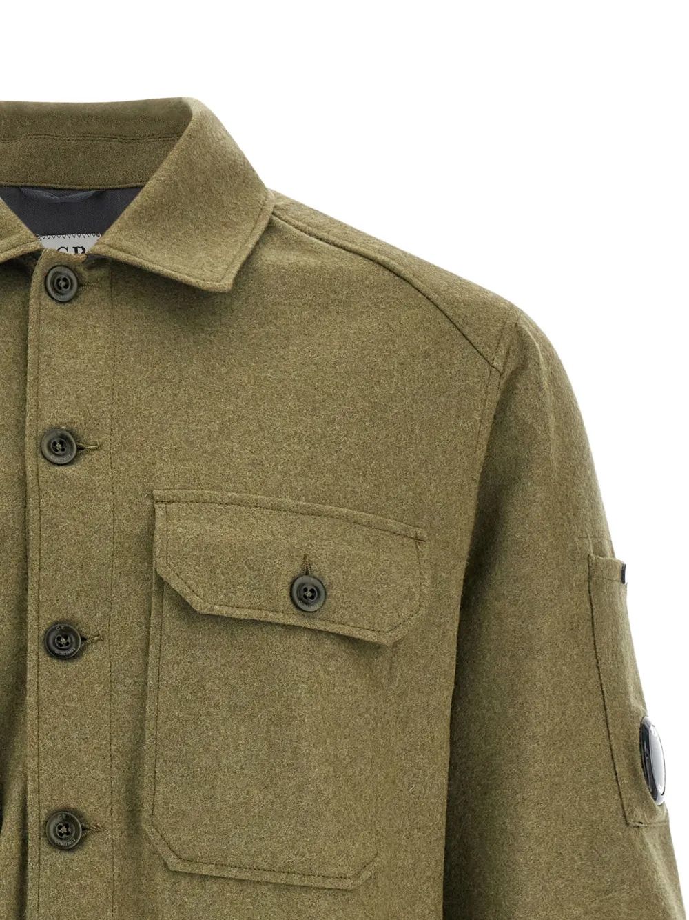 C.P.COMPANY Lens-Pocket Shirt Jacket for Men - FW25