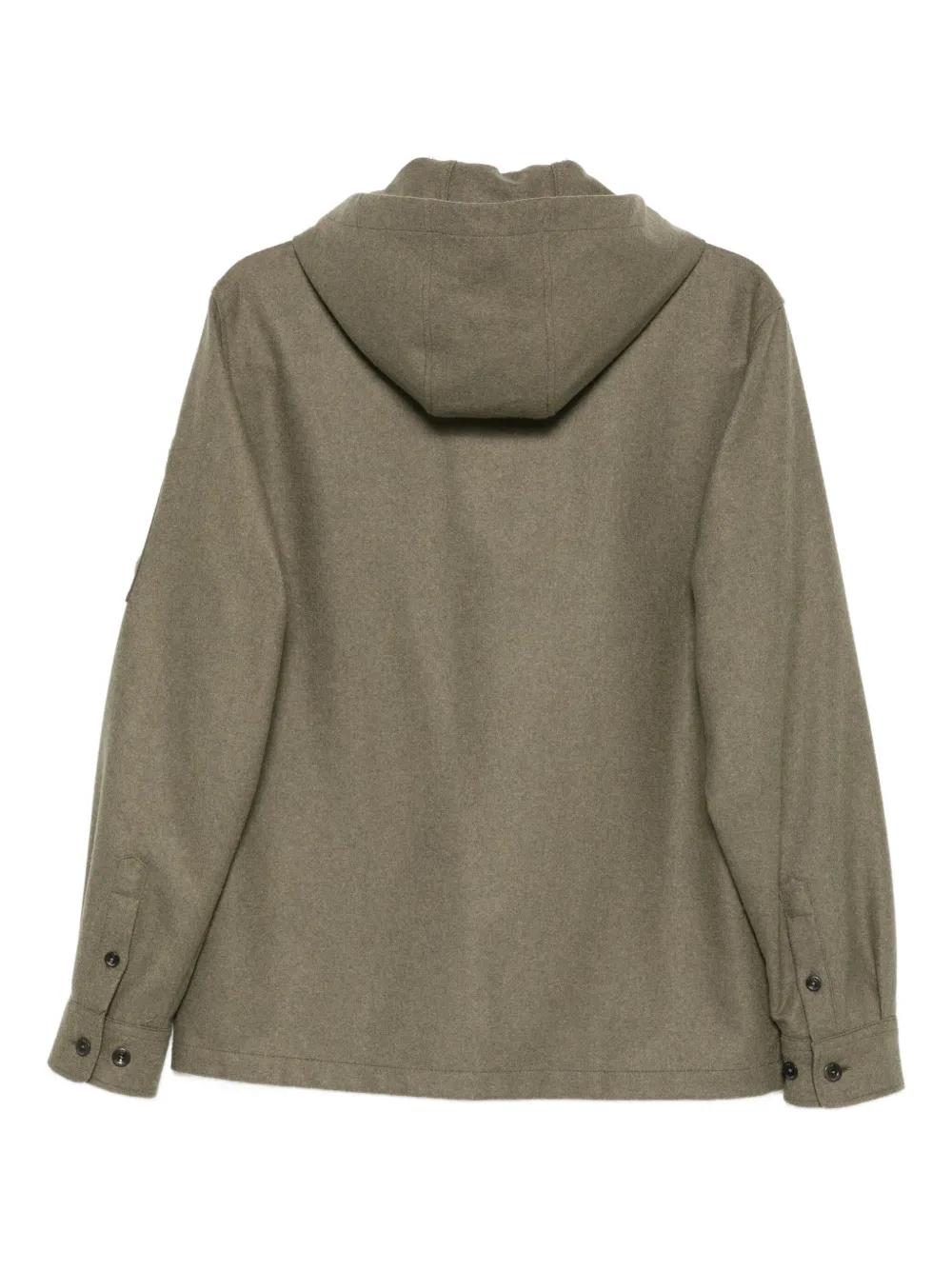 C.P.COMPANY Hooded Button Closure Jacket for Men