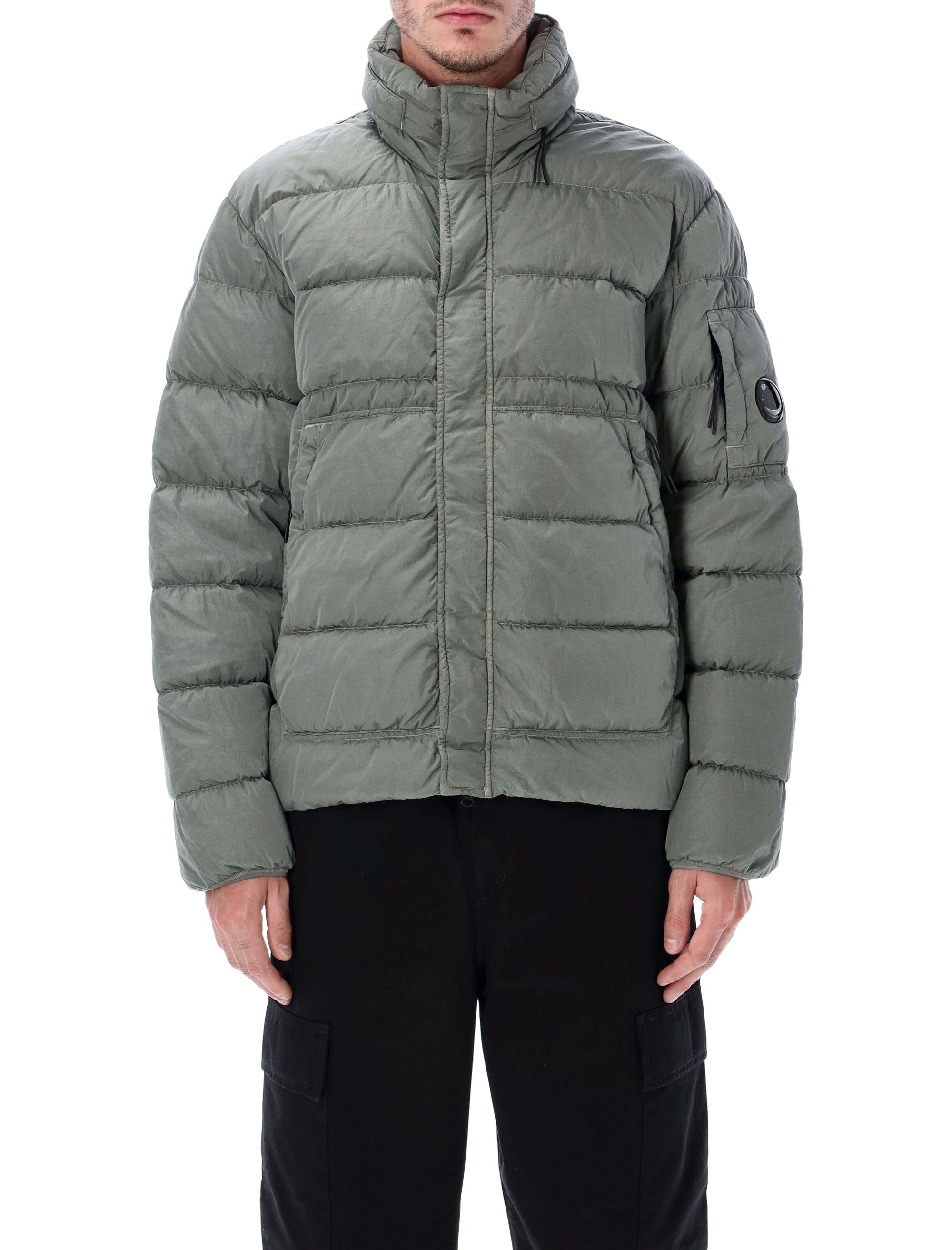 C.P.COMPANY Men's Chrome-R Recycled Down Jacket - Regular Fit