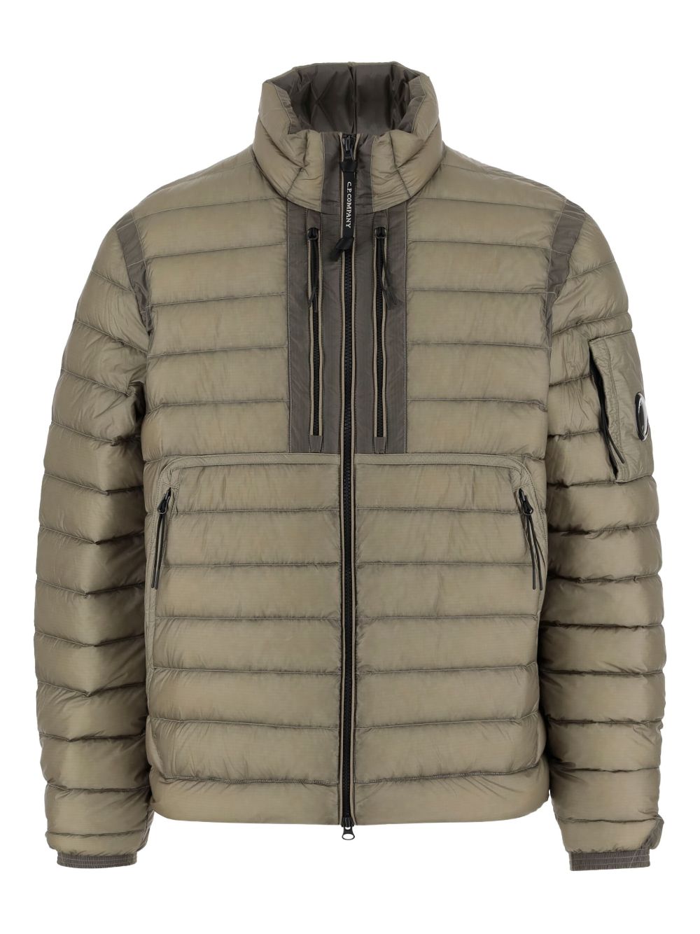 C.P.COMPANY Down Jacket with High Collar for Men - FW25