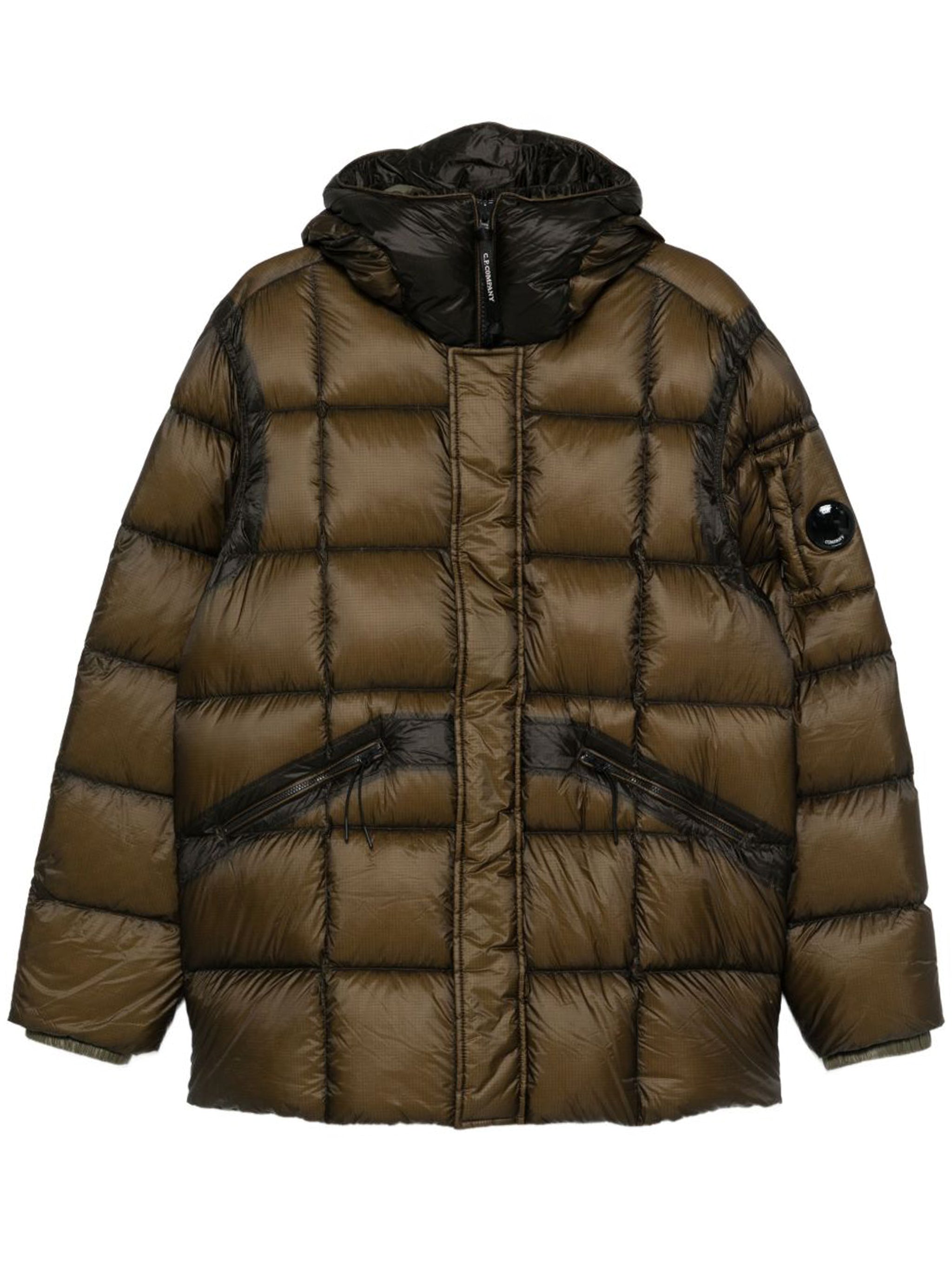 C.P.COMPANY Men's Adjustable Hood Down Jacket