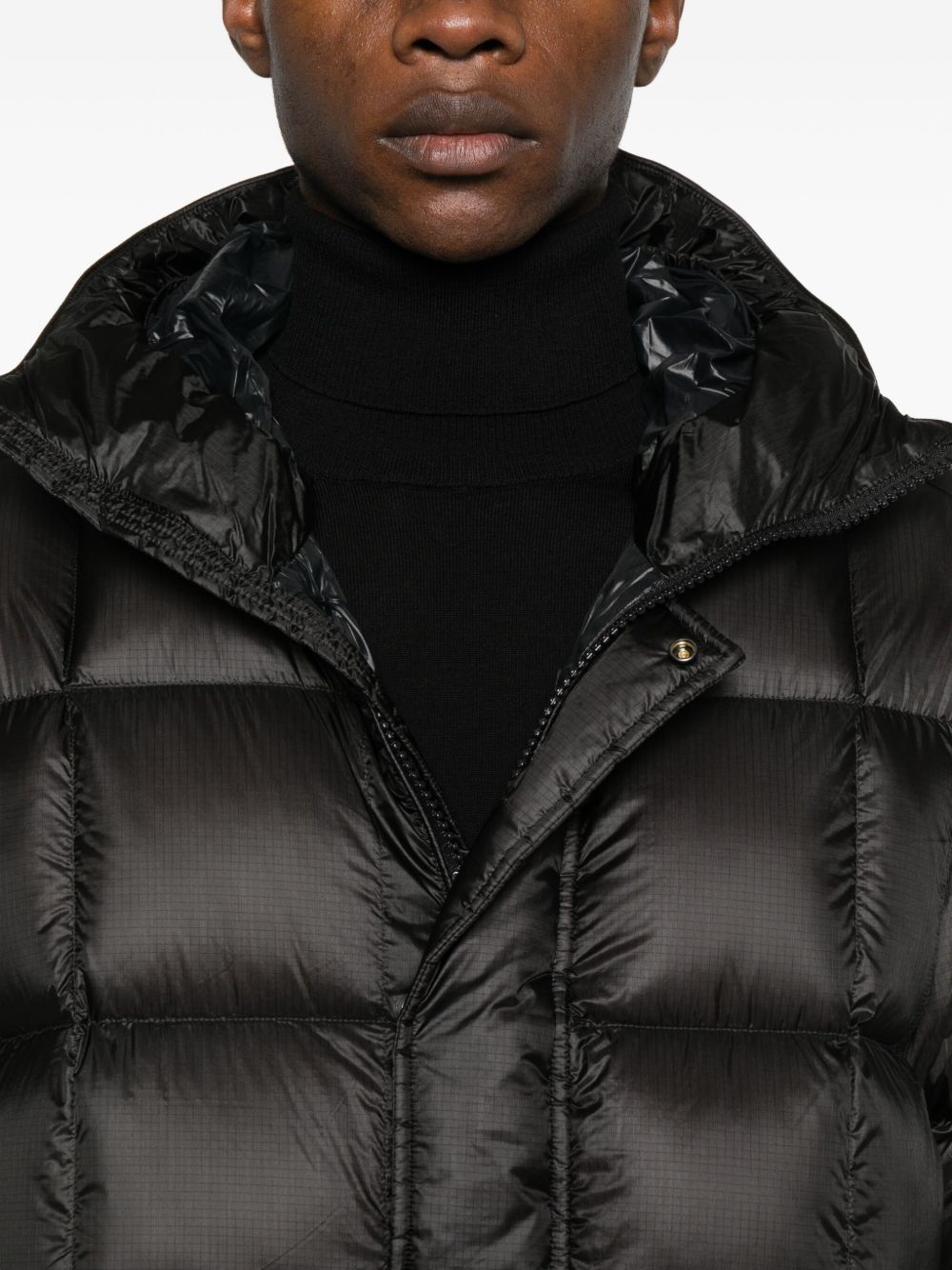 C.P.COMPANY Men's Adjustable Hooded Down Jacket - Size M