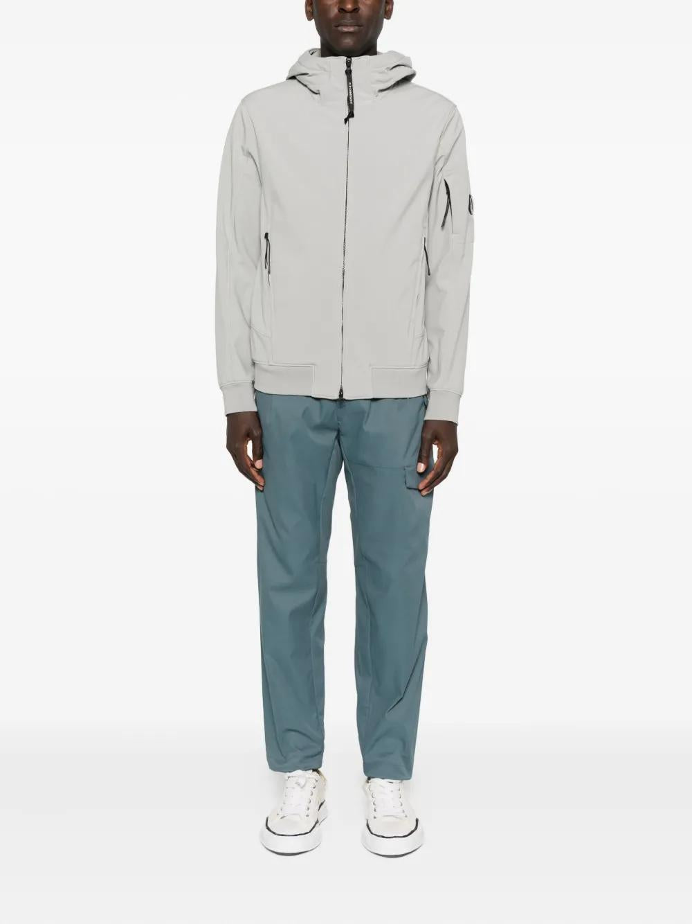 C.P.COMPANY Hooded Zip-Front Jacket with Adjustable Neckline