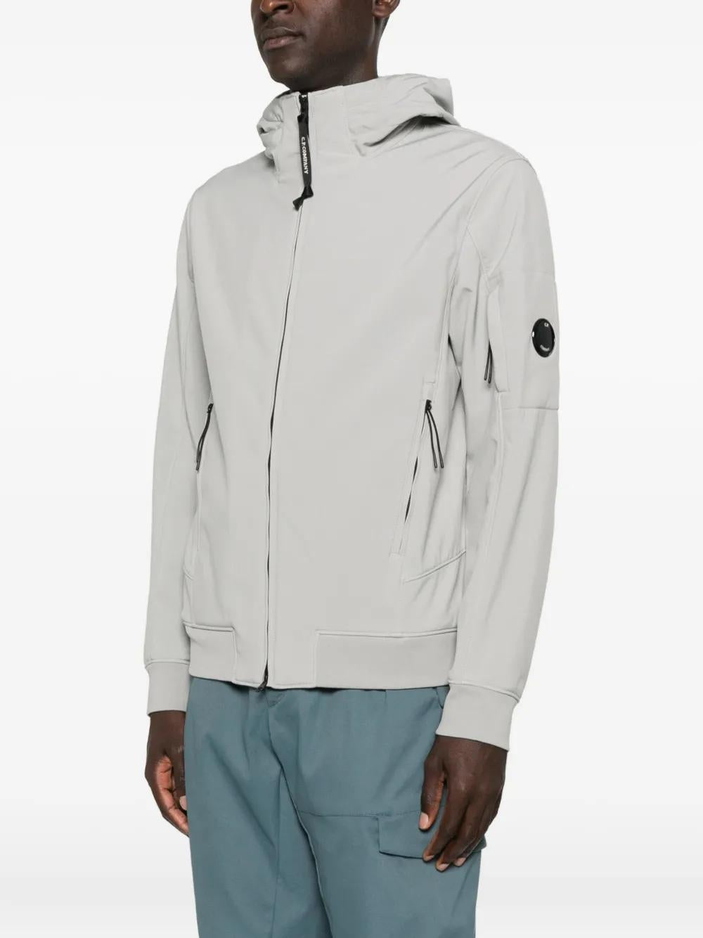 C.P.COMPANY Hooded Zip-Front Jacket with Adjustable Neckline