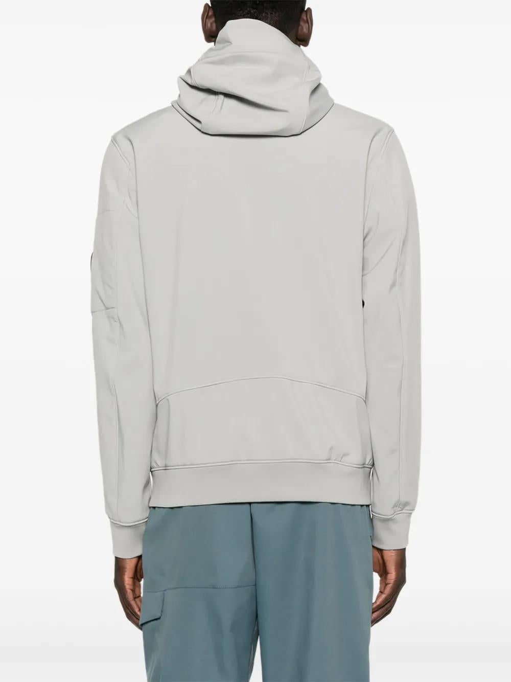 C.P.COMPANY Hooded Zip-Front Jacket with Adjustable Neckline