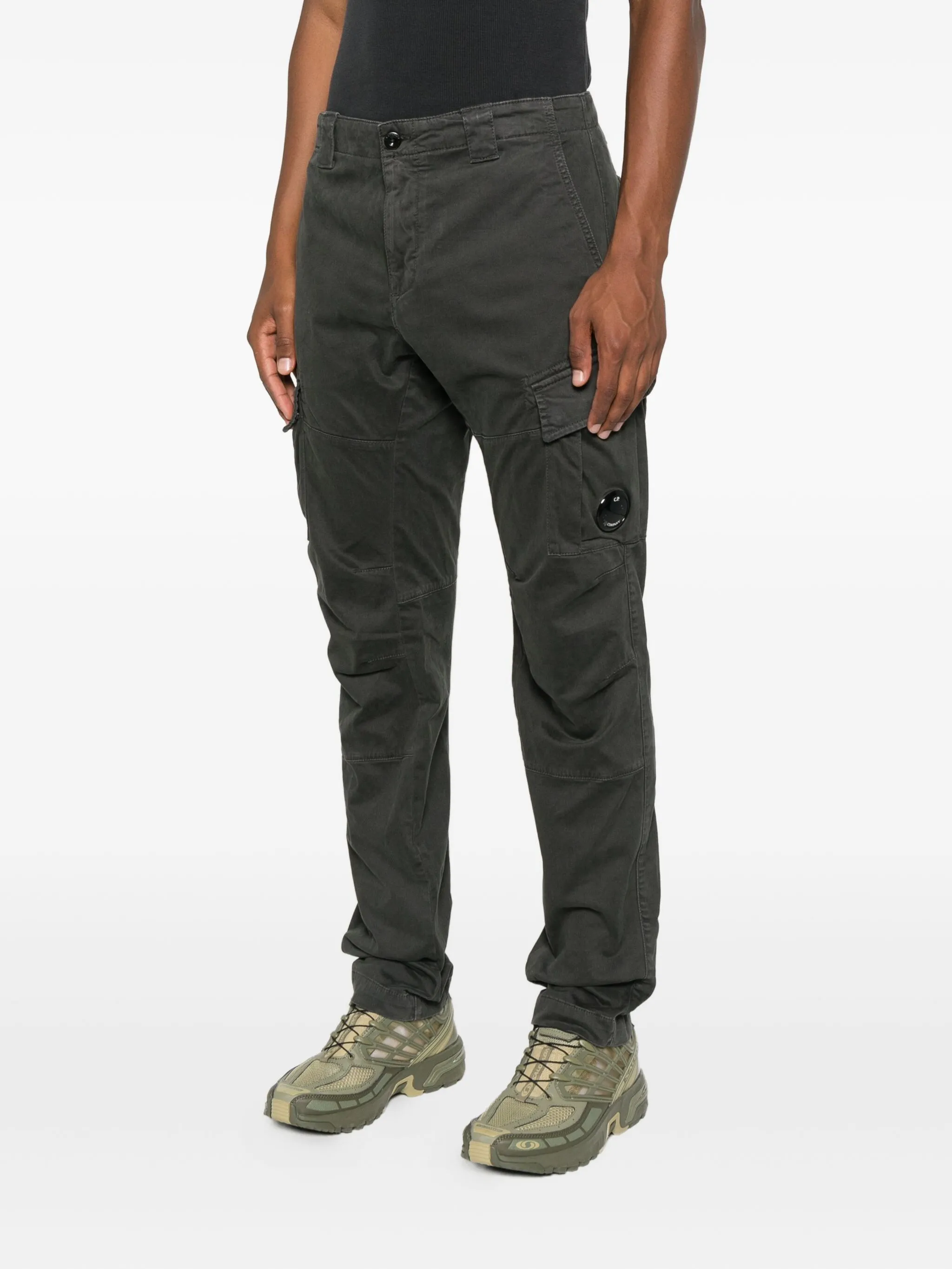C.P.COMPANY Stretch Satin Cargo Pants