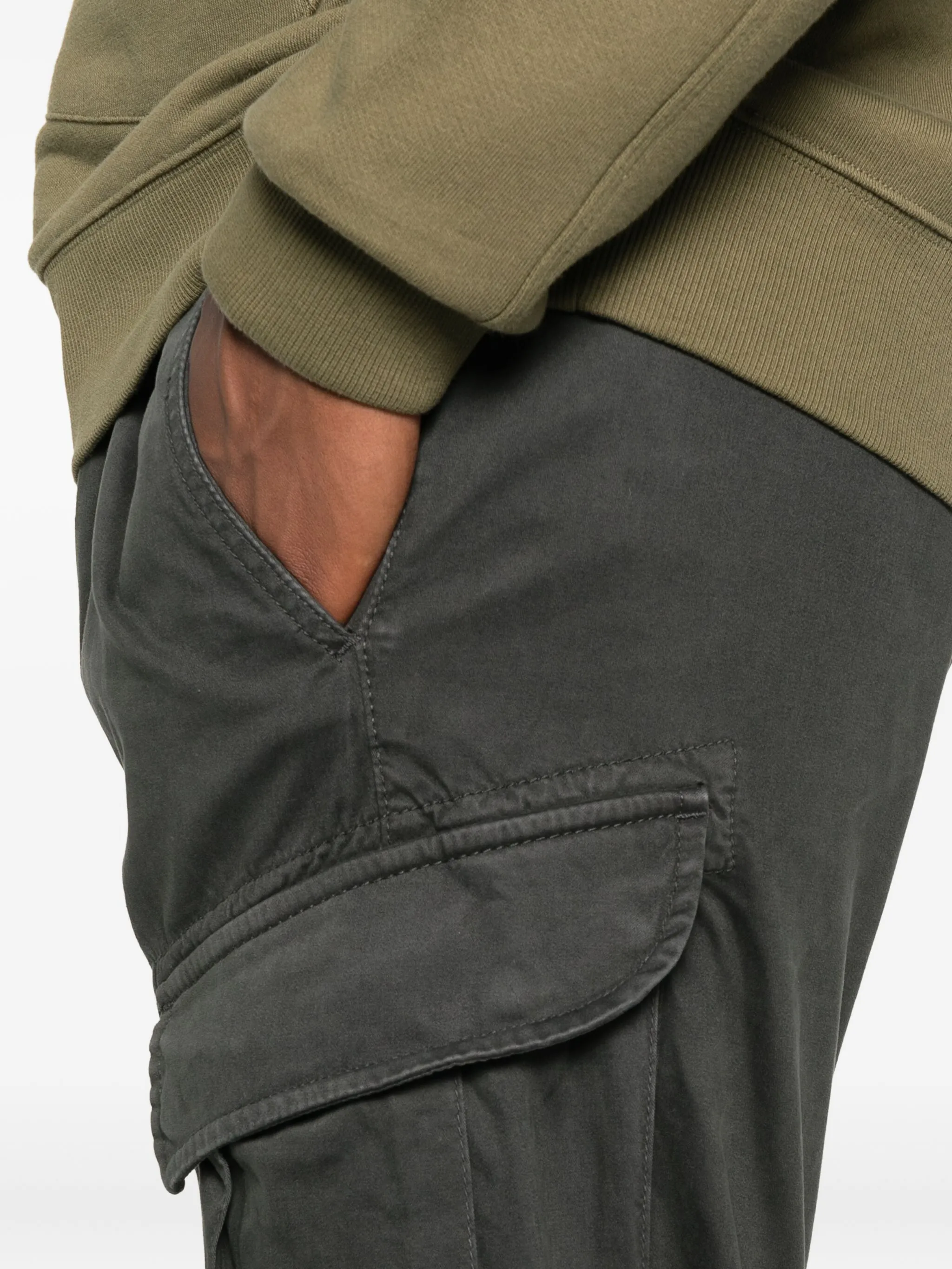 C.P.COMPANY Stretch Satin Cargo Pants