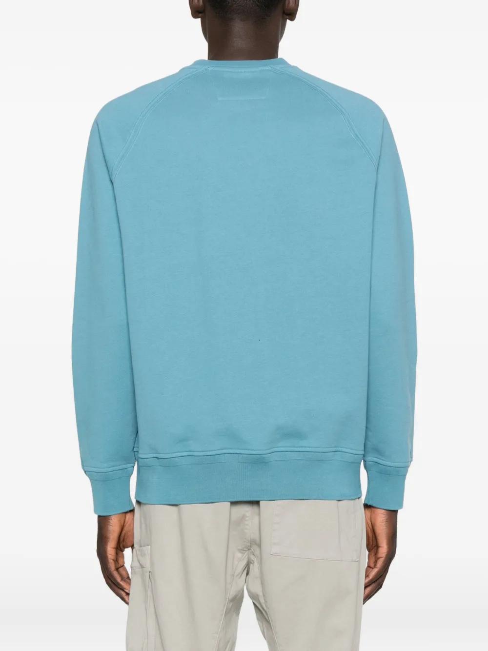 C.P.COMPANY Embroidered Sweater with Raglan Sleeves