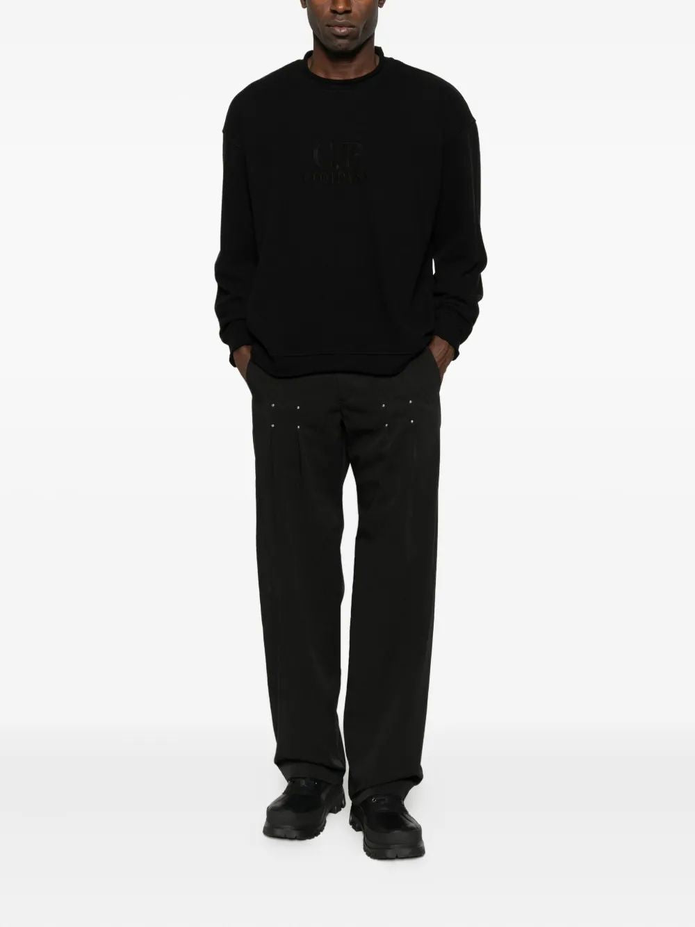 C.P.COMPANY Men's Classic Crew Neck Sweatshirt