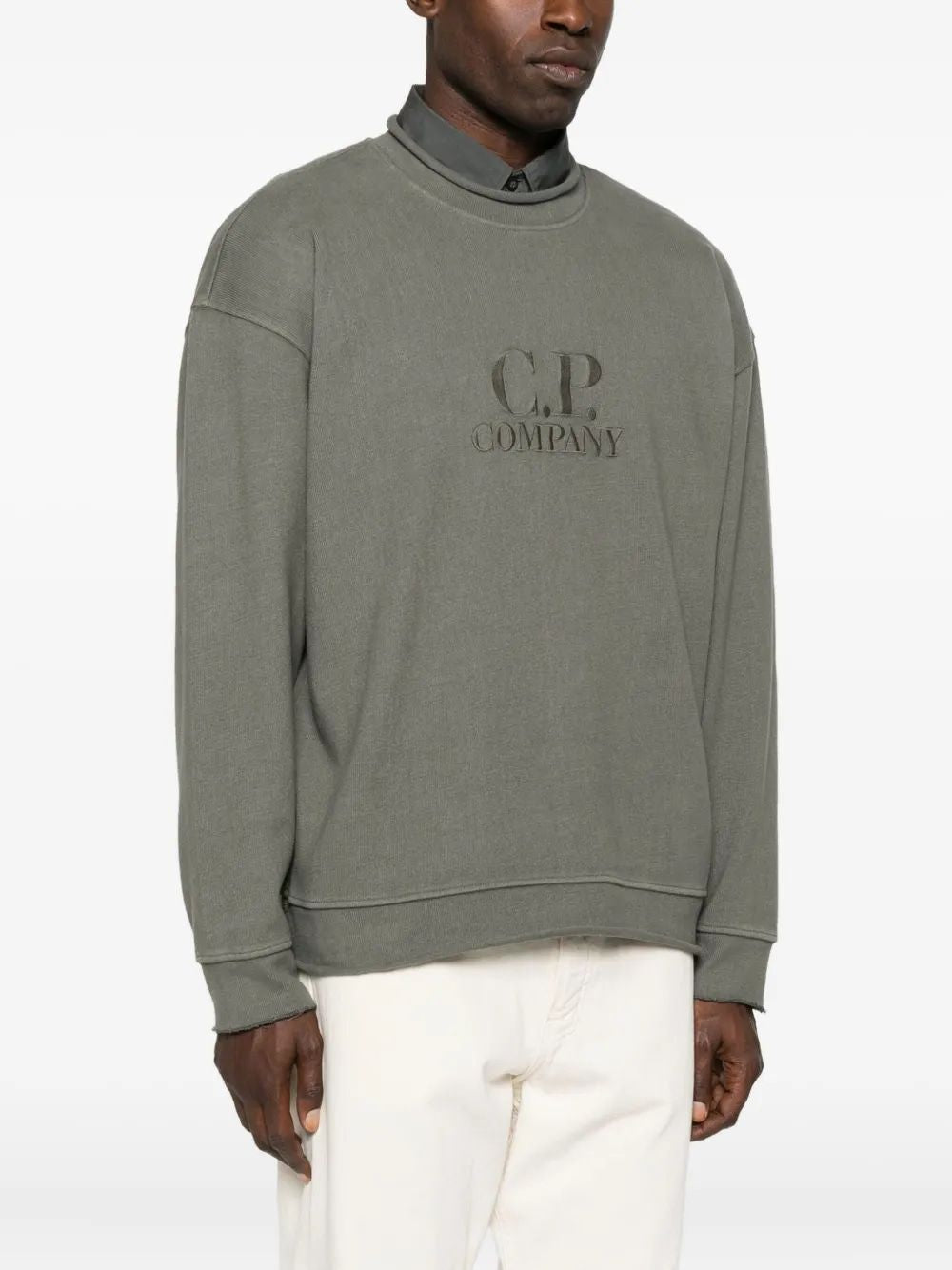 C.P.COMPANY Crew Neck Sweatshirt for Men - FW25 Collection