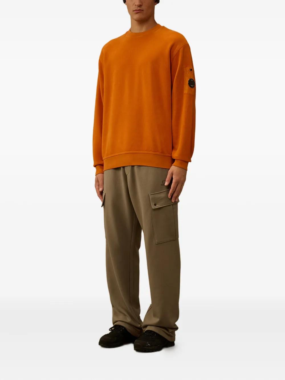 C.P.COMPANY Crew Neck Sweatshirt with Lens Pocket