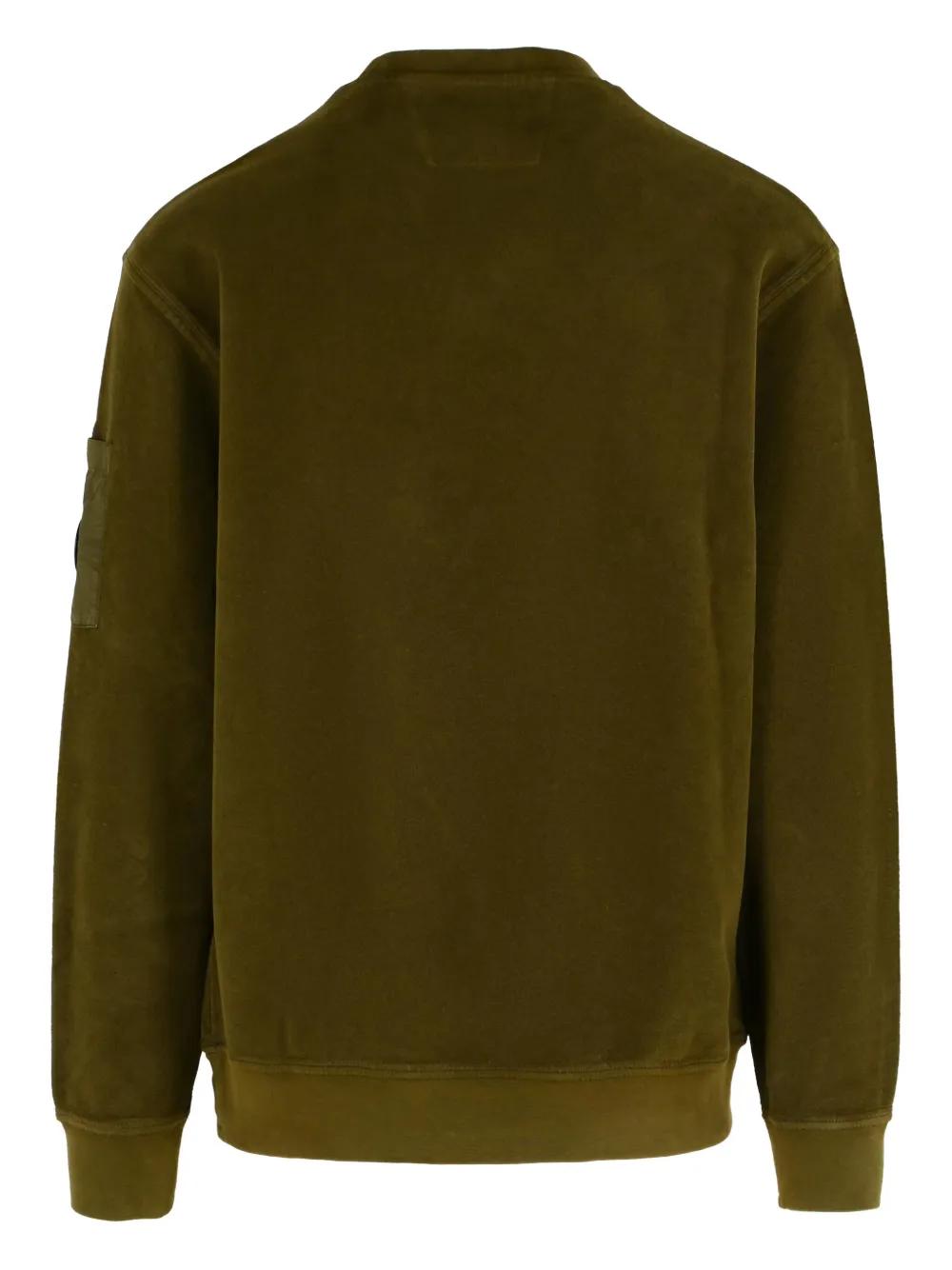 C.P.COMPANY Crew Neck Sweatshirt with Patch Pocket
