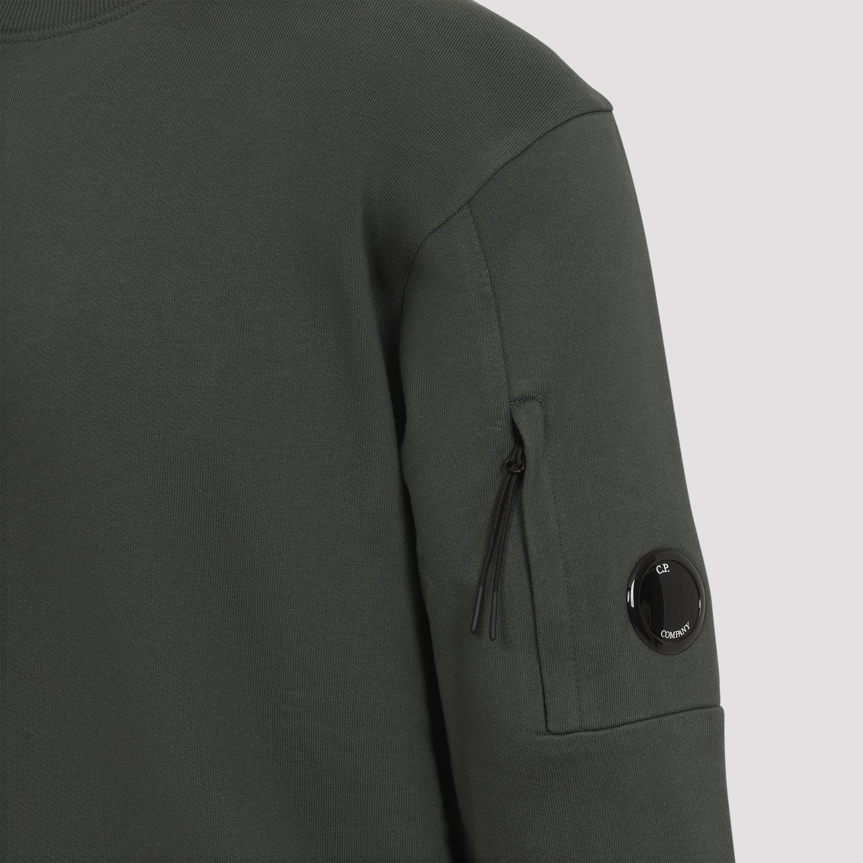 C.P.COMPANY Crewneck Sweatshirt with Lens Detail