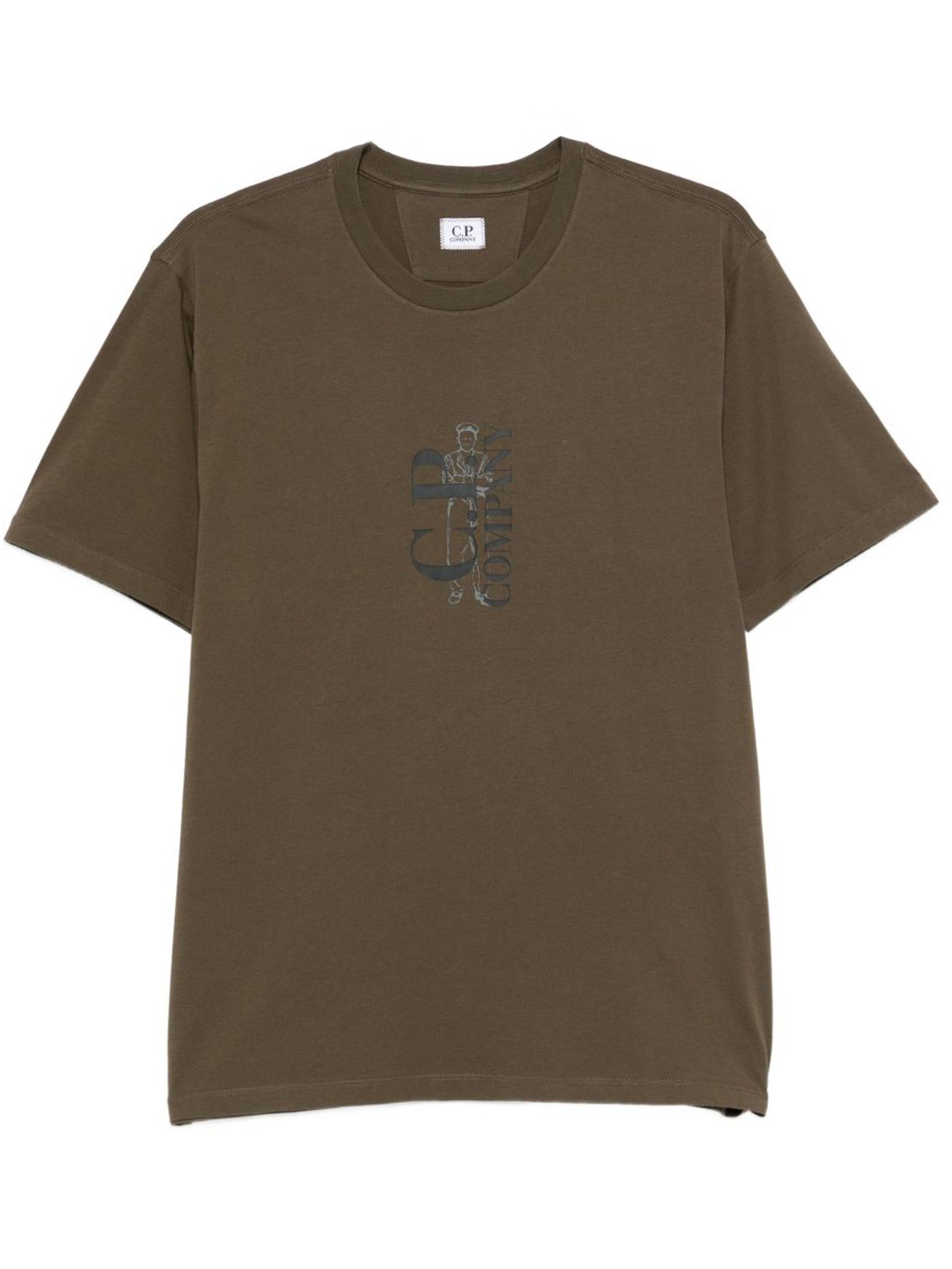C.P.COMPANY Relaxed Fit Logo T-Shirt - Size L