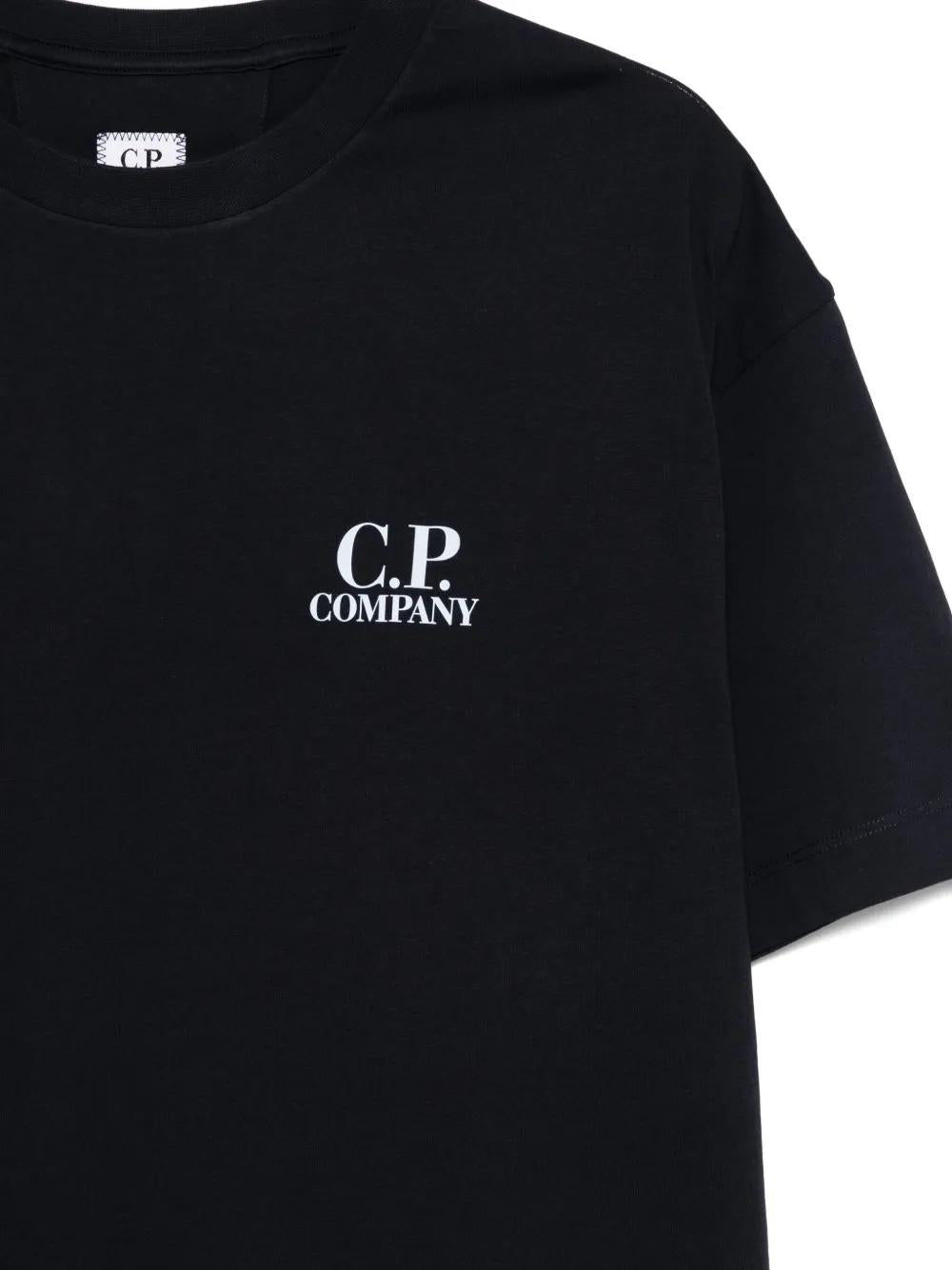 C.P.COMPANY Cotton Logo Print T-Shirt for Men