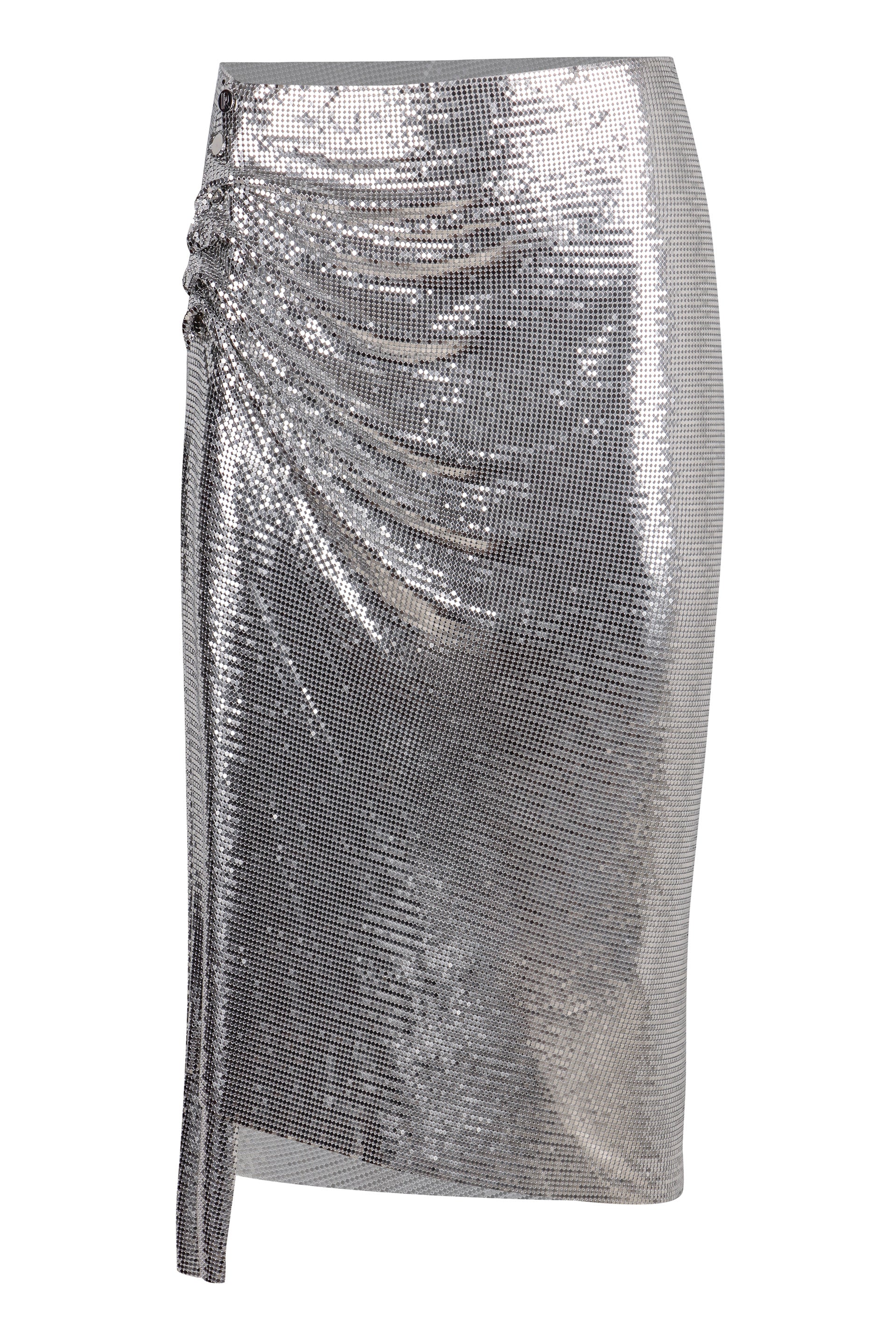 PACO RABANNE Asymmetric Draped Skirt