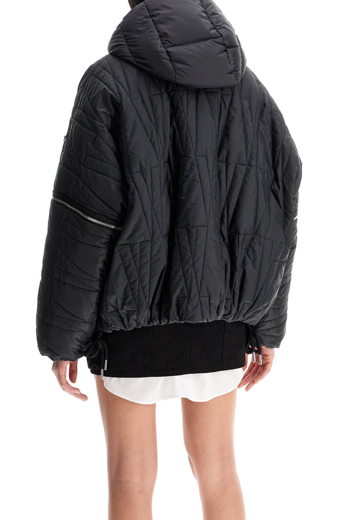 MONCLER GENIUS Women’s Zip-Up Jacket with Hood and Removable Sleeves - Size 02