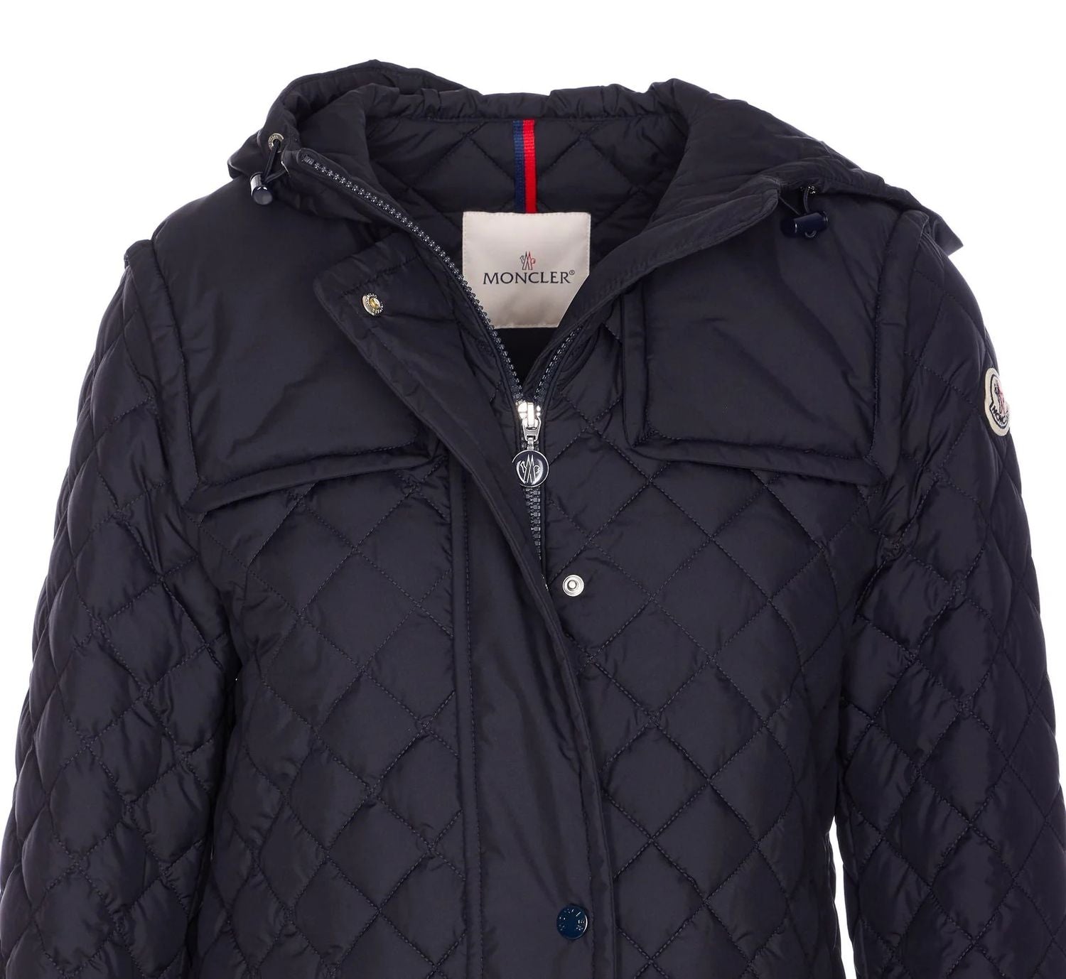 MONCLER Mid-Weight Puffer Jacket with Adjustable Hood