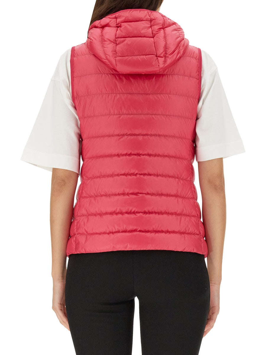 MONCLER Chic Padded Vest with Fixed Hood