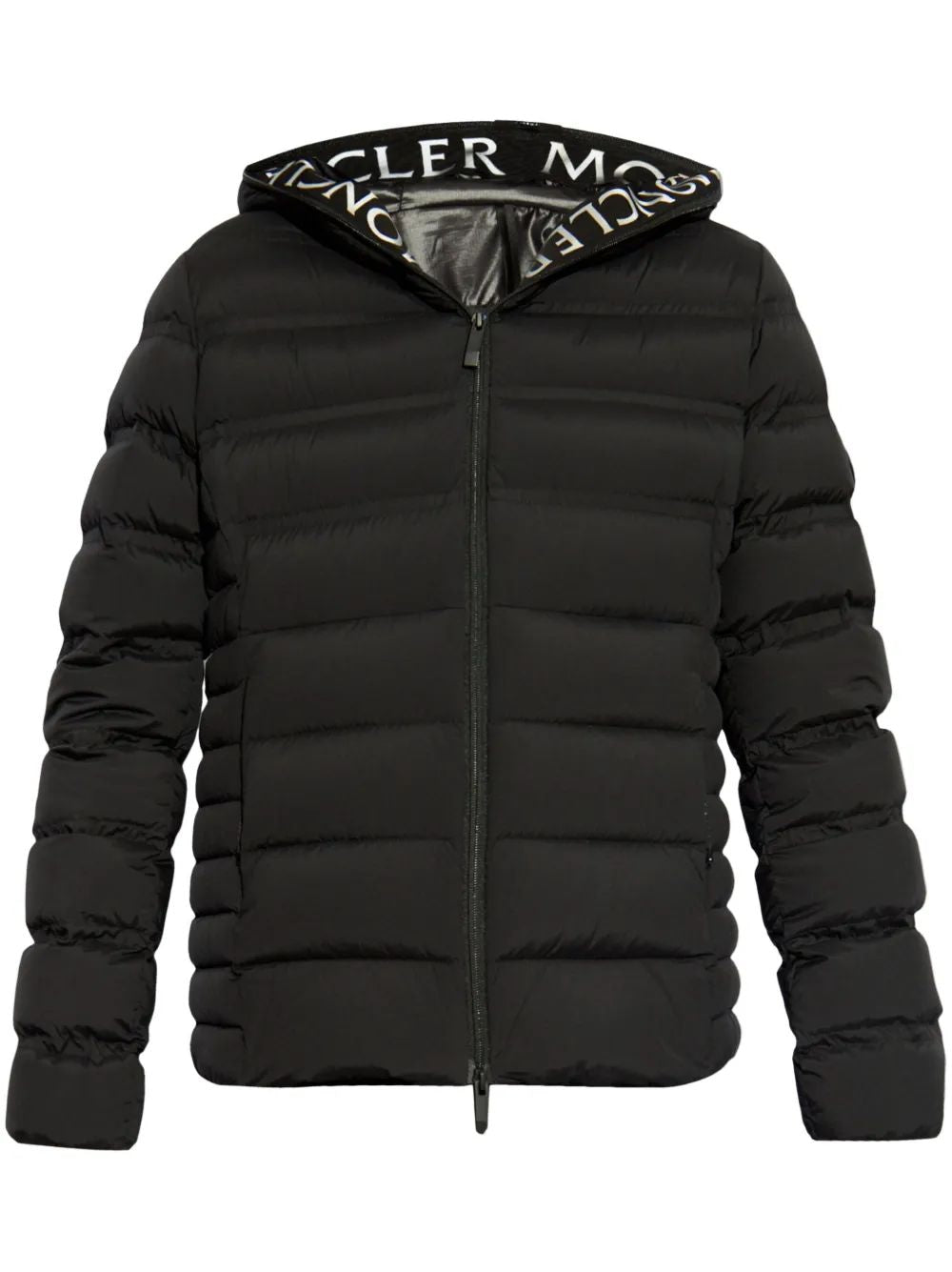 MONCLER Slim Fit Down Jacket with Zipped Hood for Women