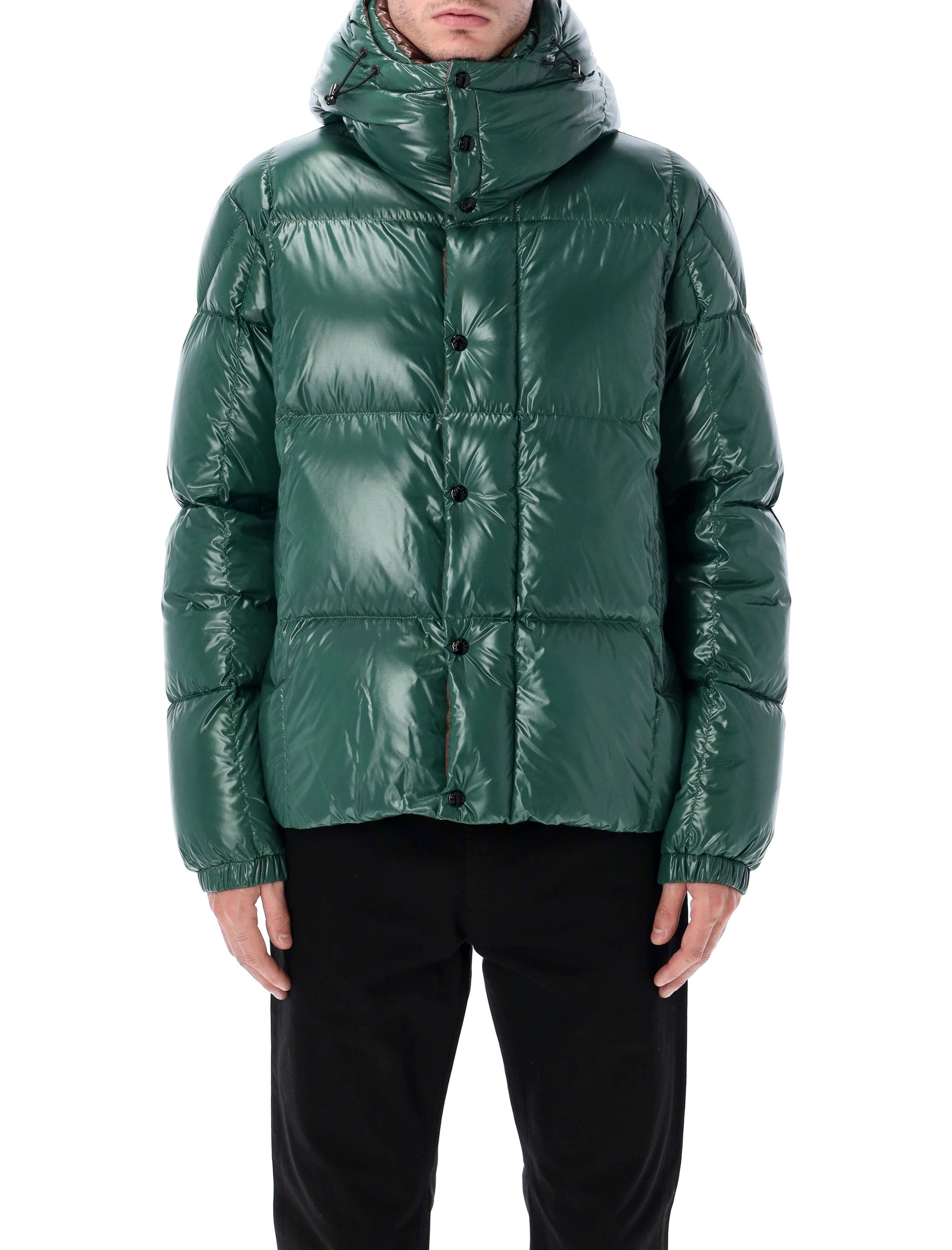 MONCLER Glossy Down Jacket with Hood Size 4